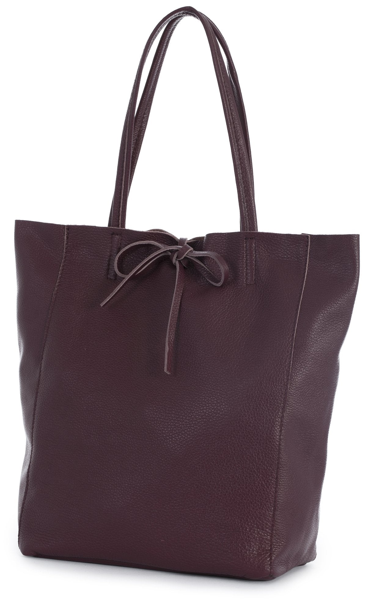 Astrid - Genuine Italian Leather Large Shopper Tote Handmade in Florence Tuscany