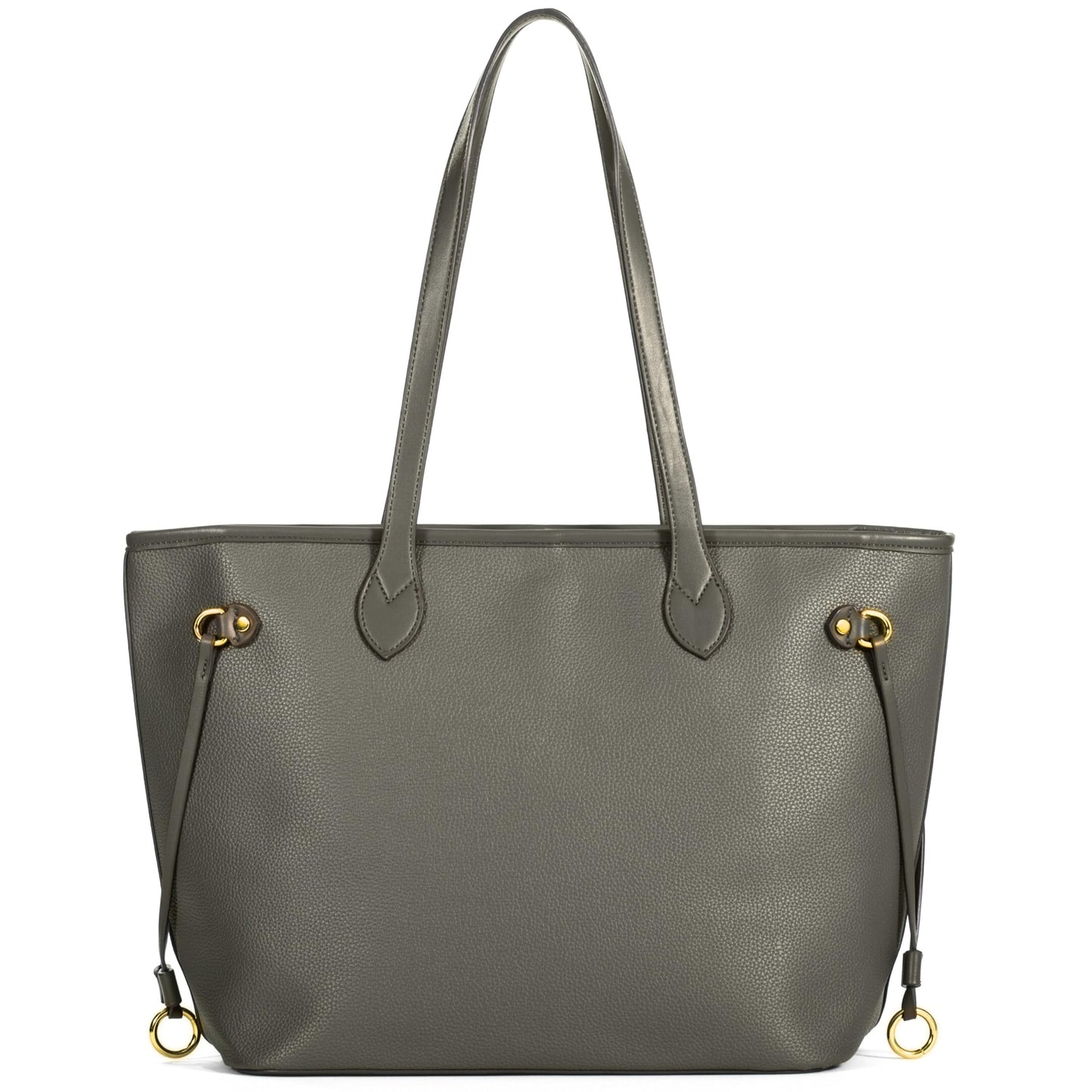 Jenna - Large Vegan Leather Tote Shoulder Bag with Spacious Interior & Classic Style