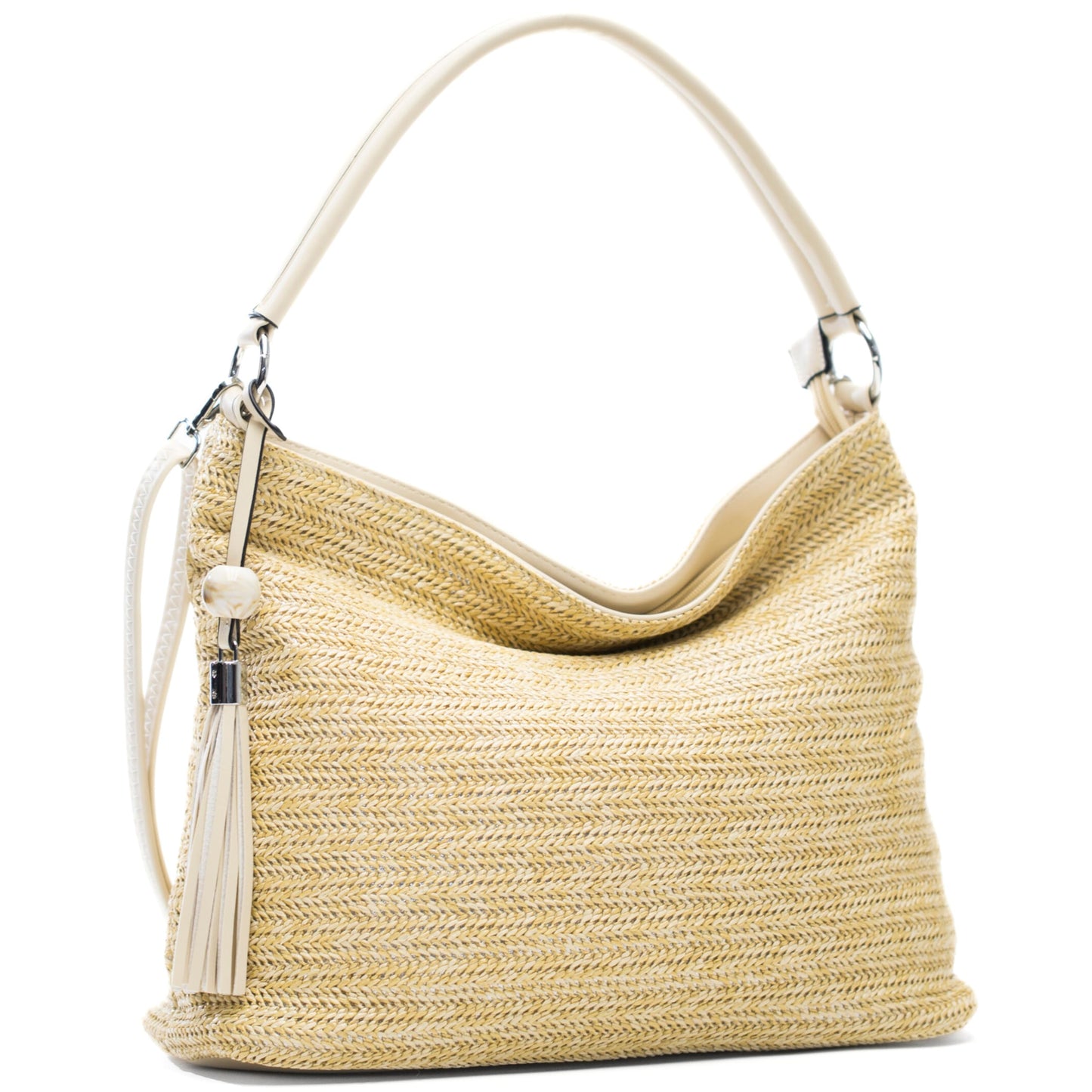 Aspen - Vegan Leather Medium Shoulder Crossbody Bag with Top Handle & Strap