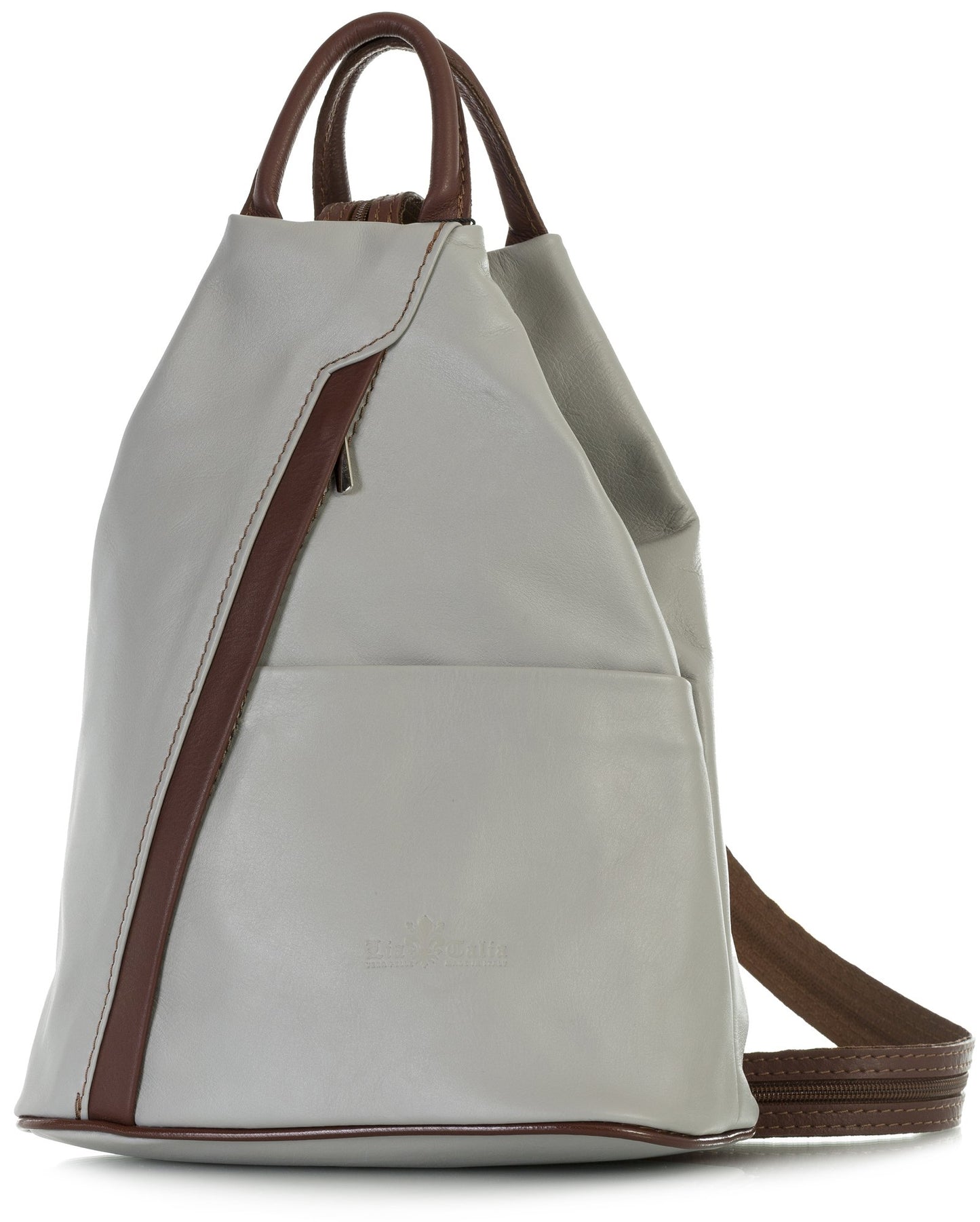 Alex - Genuine Italian Leather Convertible Backpack & Shoulder Tote Handmade in Florence