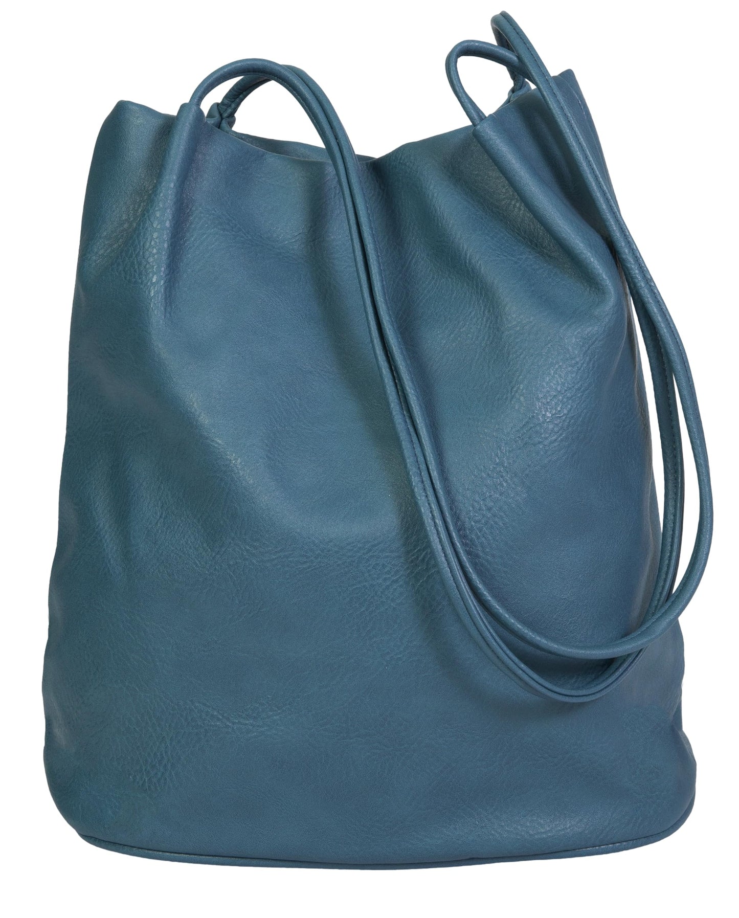 Delilah - Vegan Leather Medium Hobo Shoulder Bag with Pockets & Magnetic Closure