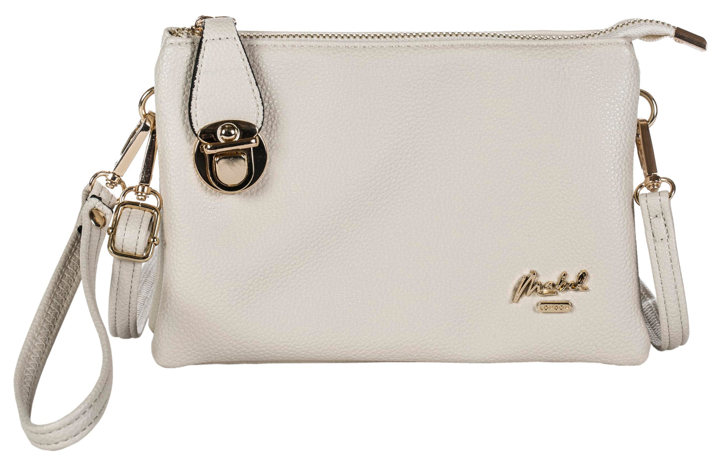 Renee - Vegan Leather Clutch Bag with Detachable Strap & Smart Interior