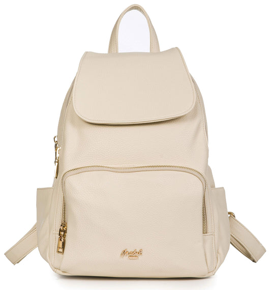 Jade - Large Vegan Leather Tote Shoulder Bag with Spacious Interior & Zip Pockets