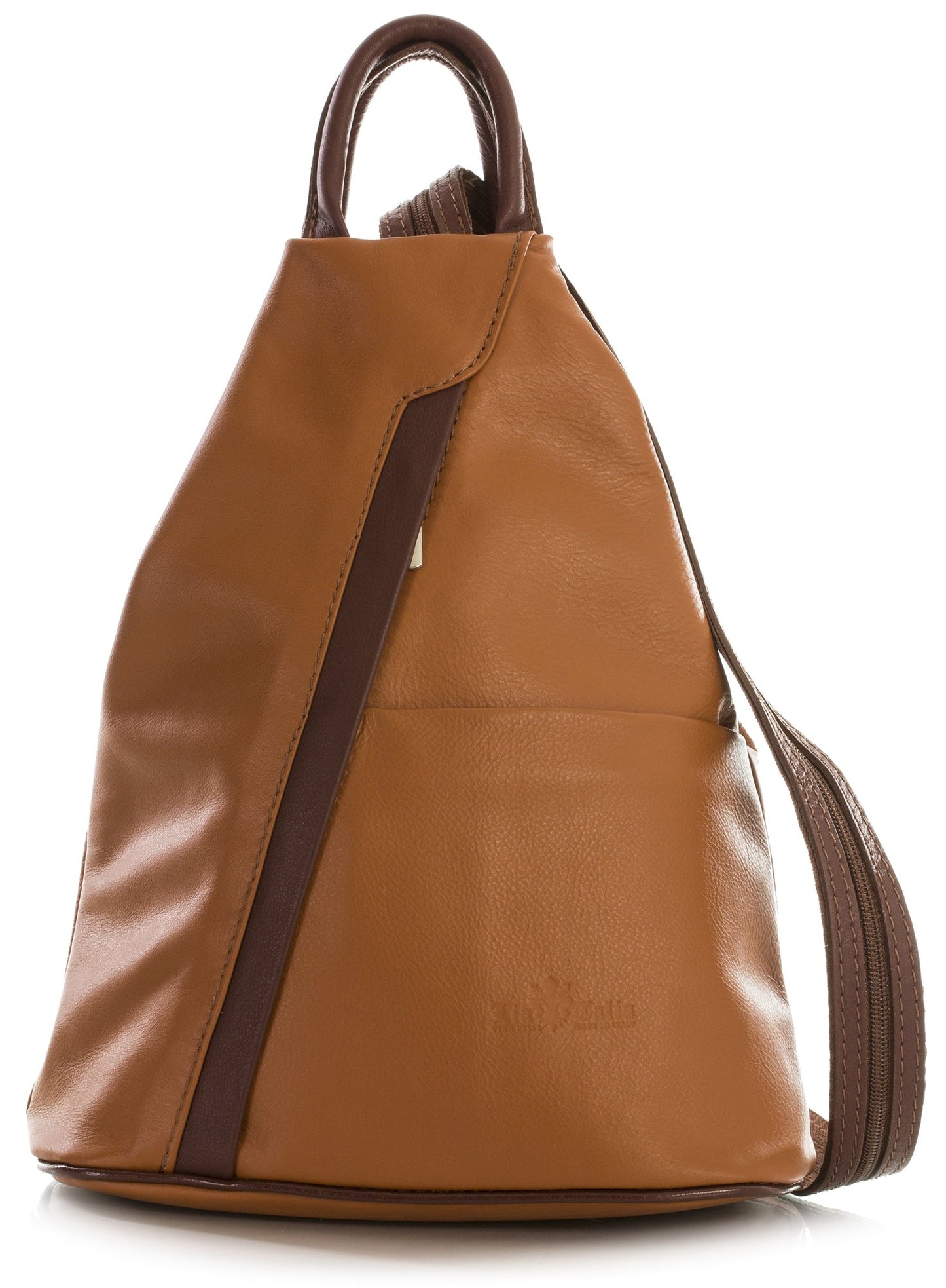 Alex - Genuine Italian Leather Convertible Backpack & Shoulder Tote Handmade in Florence