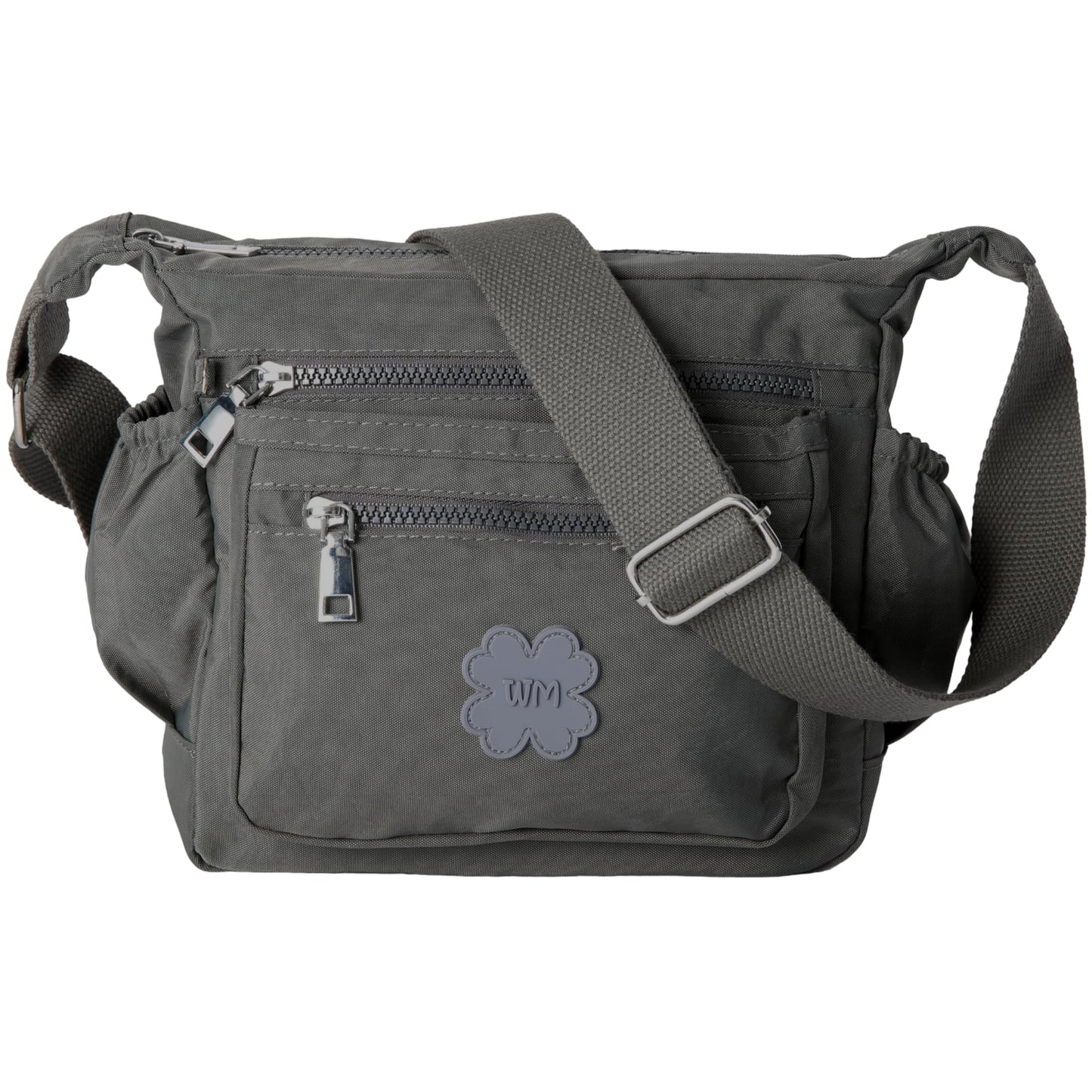 Poppy - Small Vegan Leather Crossbody Shoulder Bag with Tassel Detail & Zip Closure