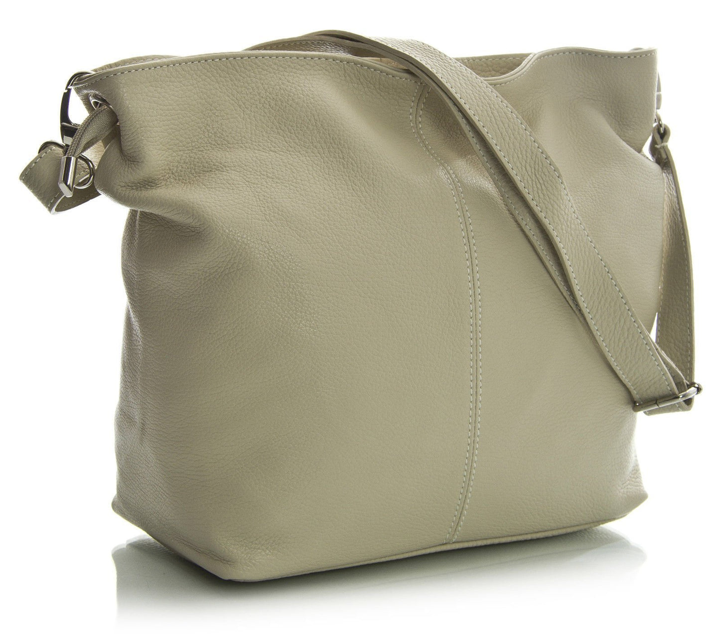 Adal - Genuine Italian Leather Medium Hobo Shoulder Bag Handmade in Florence Tuscany