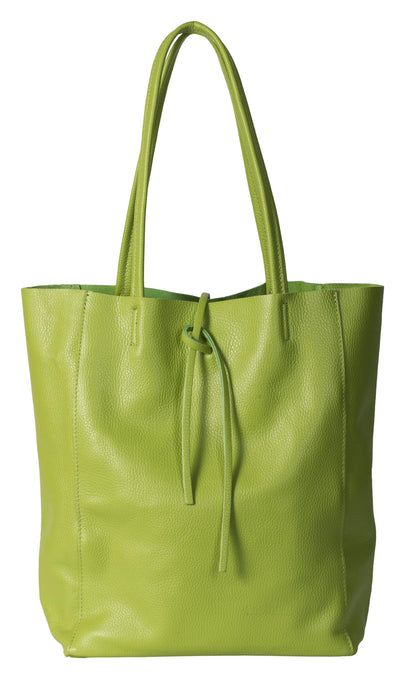Astrid - Genuine Italian Leather Large Shopper Tote Handmade in Florence Tuscany