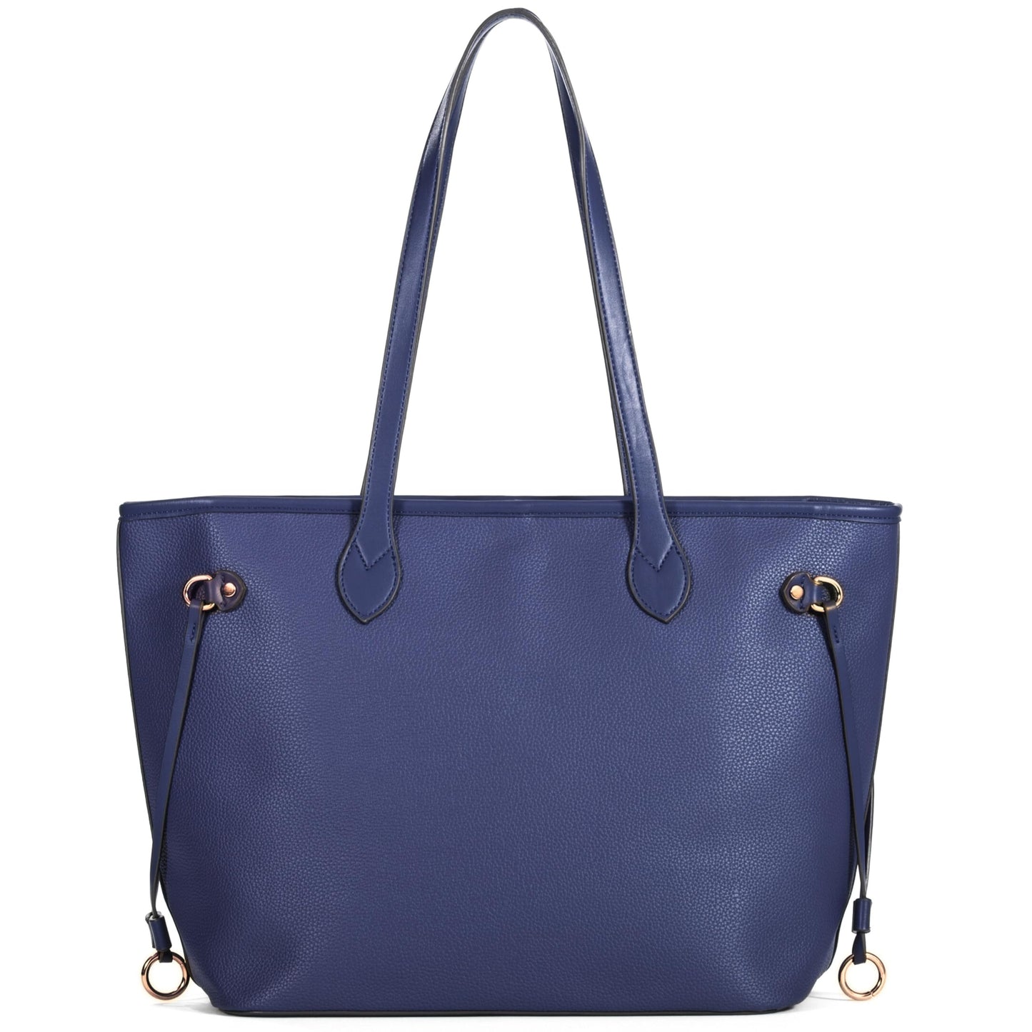 Jenna - Large Vegan Leather Tote Shoulder Bag with Spacious Interior & Classic Style