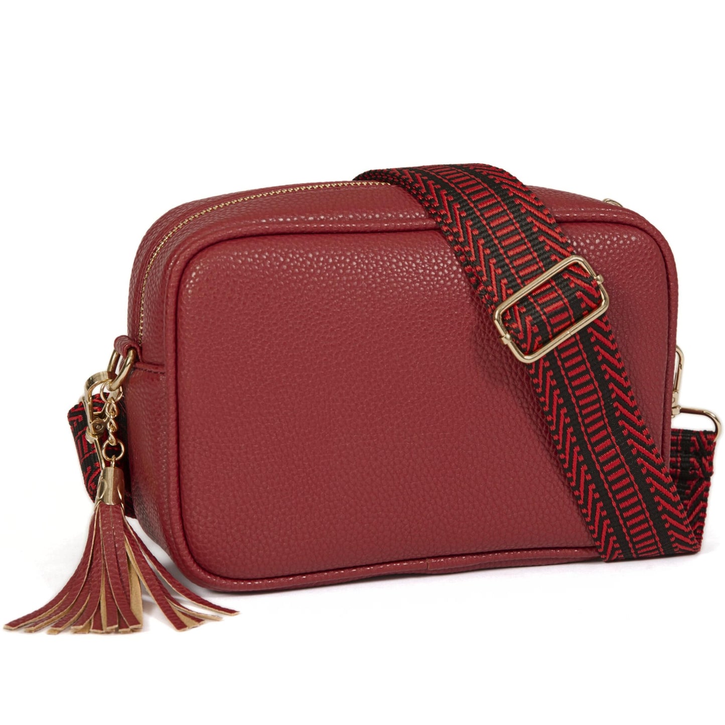 Lo - Small Vegan Leather Crossbody Shoulder Bag with Zip Closure & Compact Design