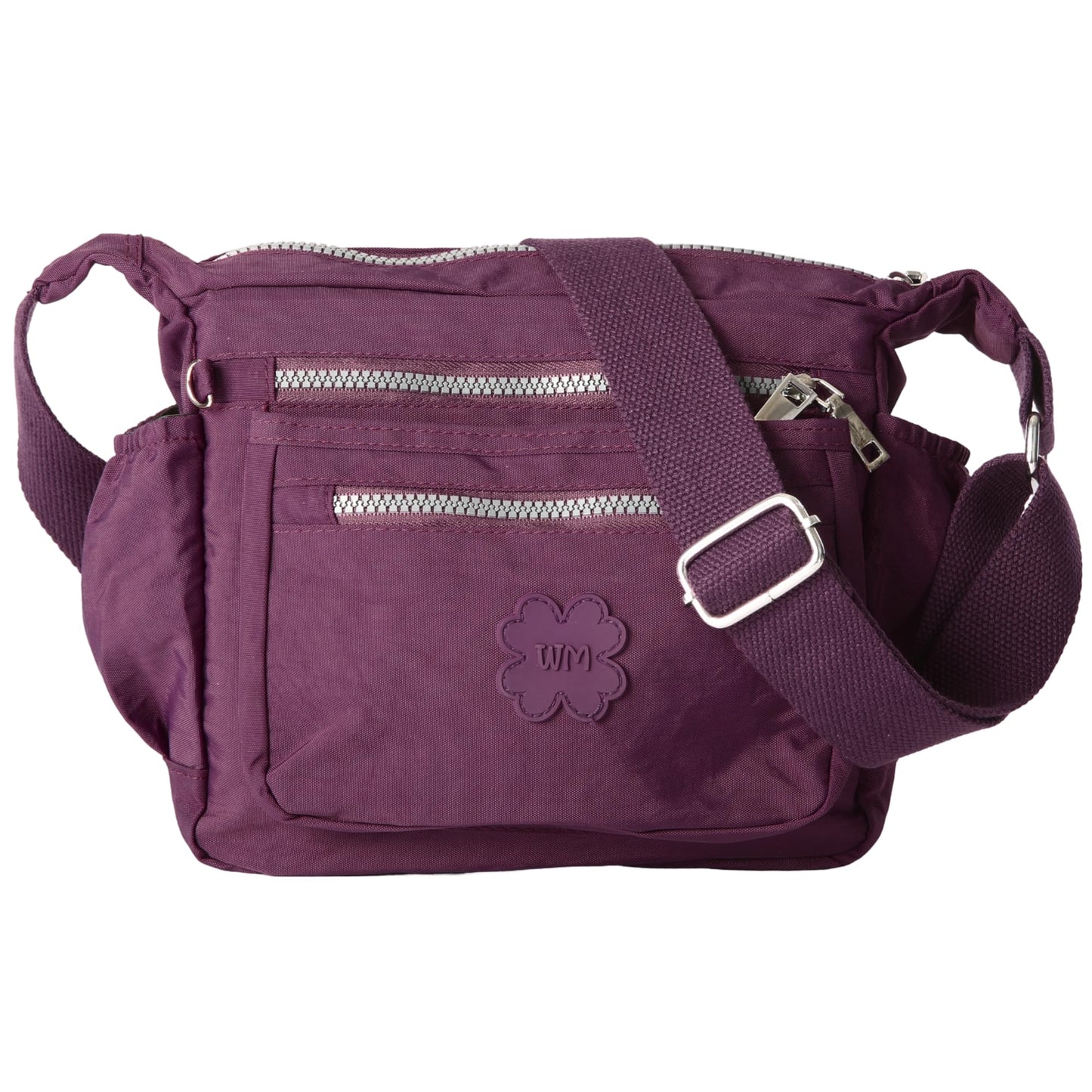 Poppy - Small Vegan Leather Crossbody Shoulder Bag with Tassel Detail & Zip Closure