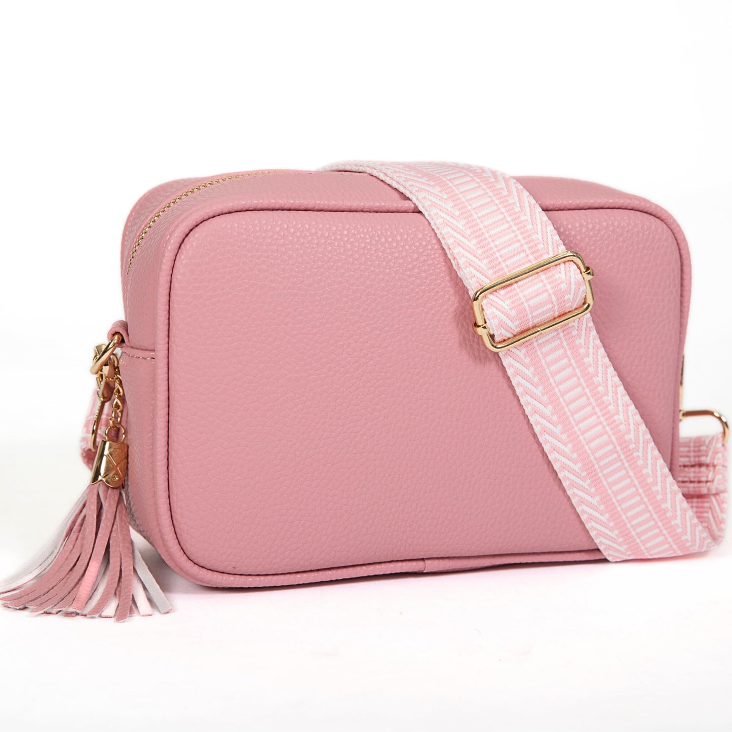 Lo - Small Vegan Leather Crossbody Shoulder Bag with Zip Closure & Compact Design