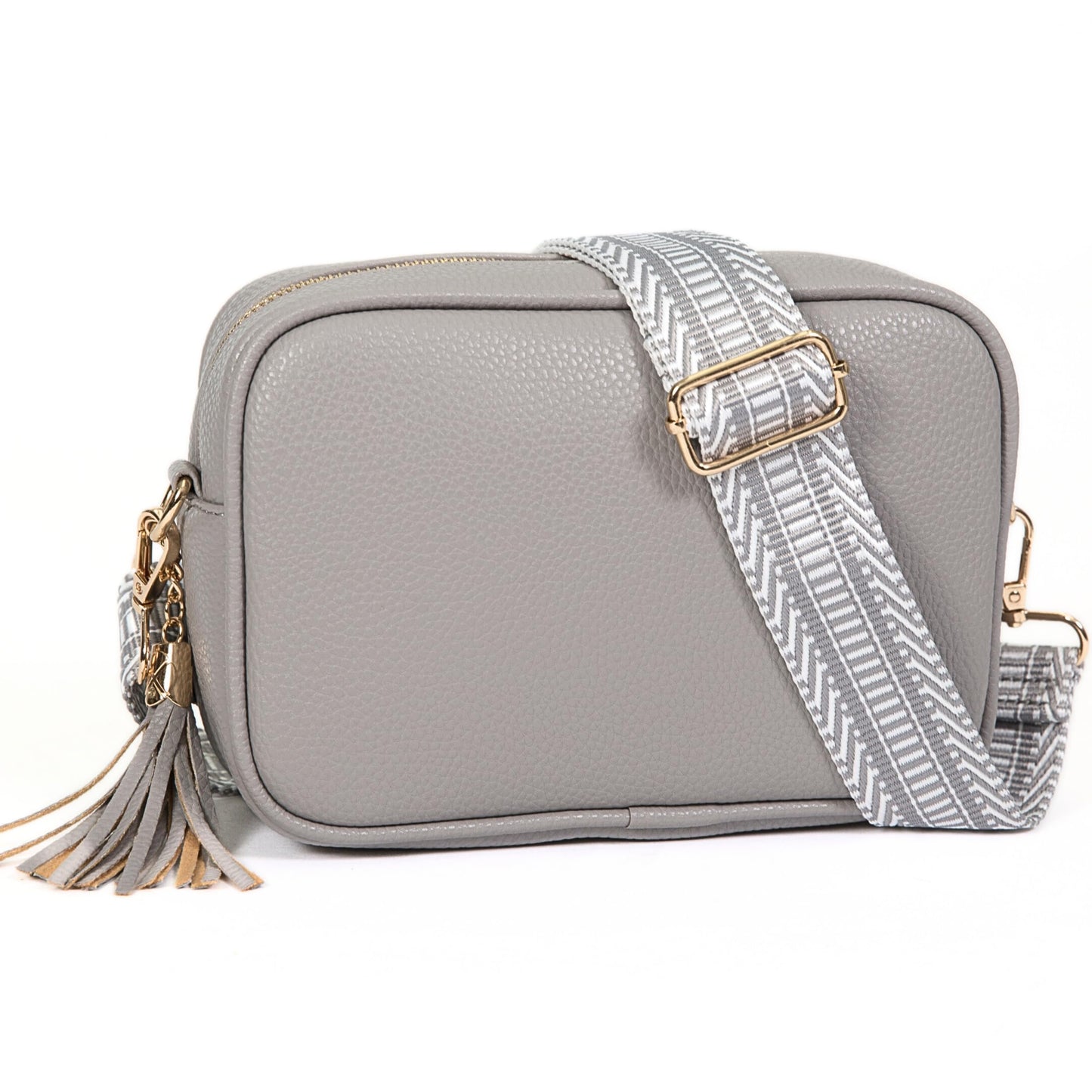 Lo - Small Vegan Leather Crossbody Shoulder Bag with Zip Closure & Compact Design