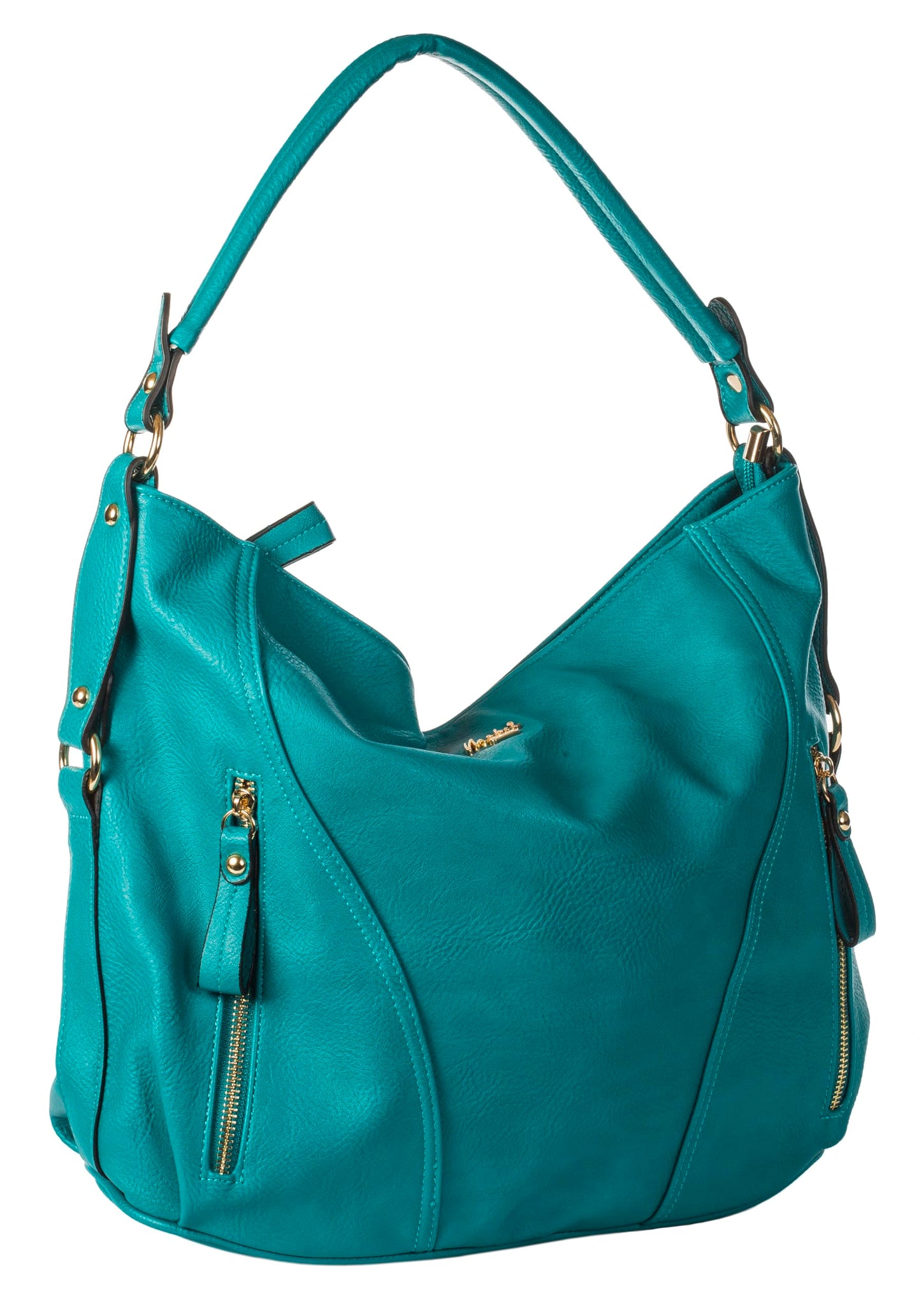 Paula - Large Vegan Leather Shoulder Tote Bag with Multiple Compartments