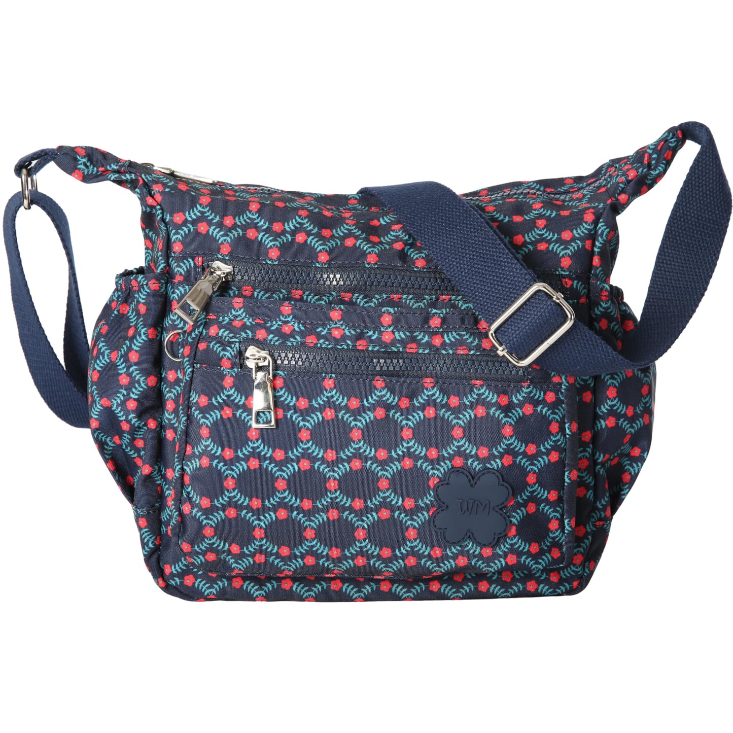 Poppy - Small Vegan Leather Crossbody Shoulder Bag with Tassel Detail & Zip Closure