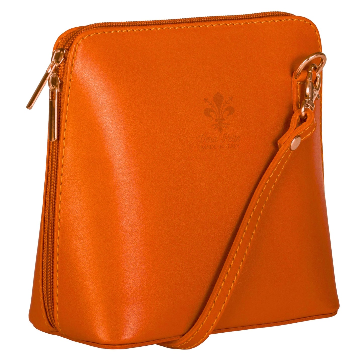 Abby - Genuine Italian Leather Small Crossbody Bag Handmade in Florence Tuscany