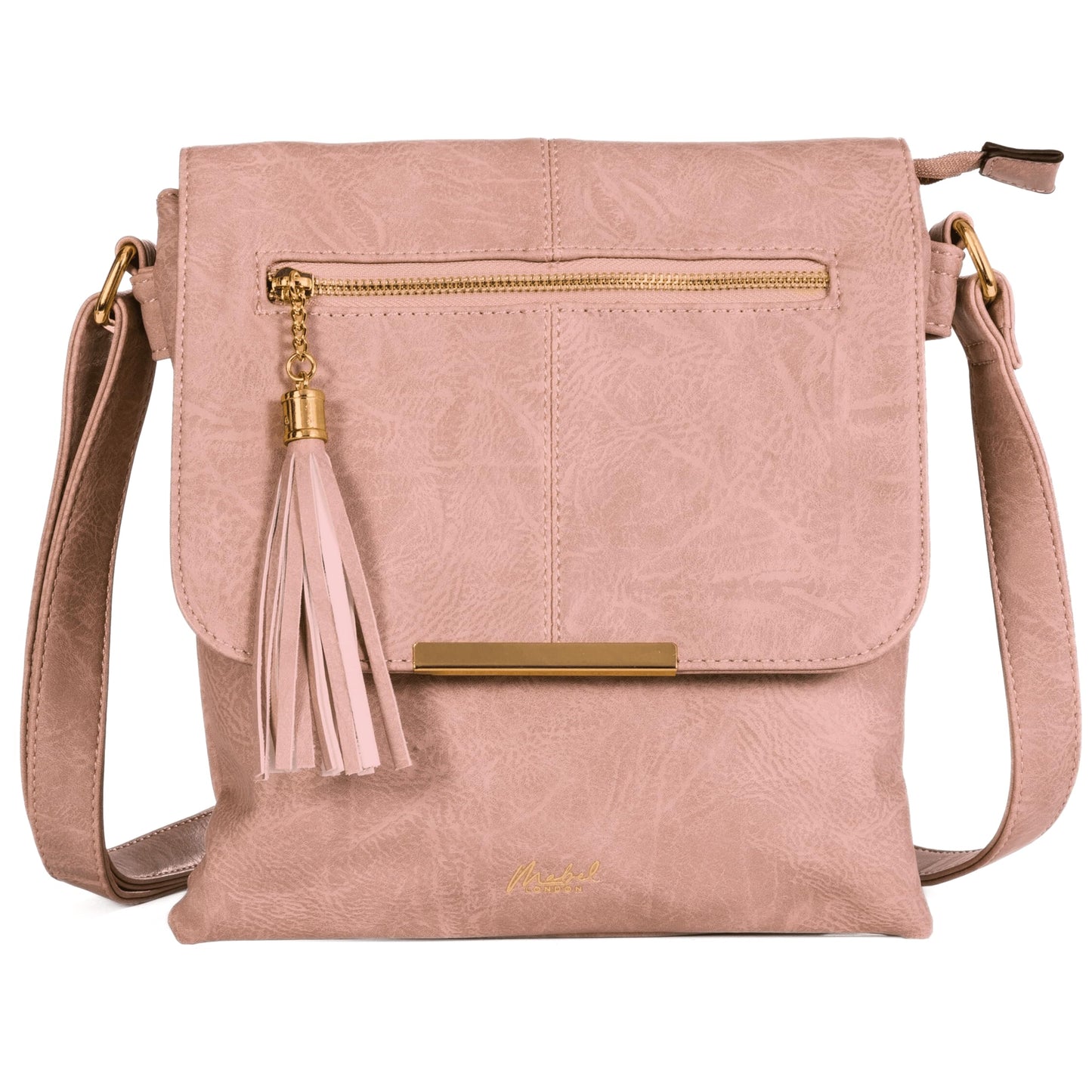 Maya - Faux Leather Crossbody Shoulder Bag with Adjustable Strap for Everyday Use