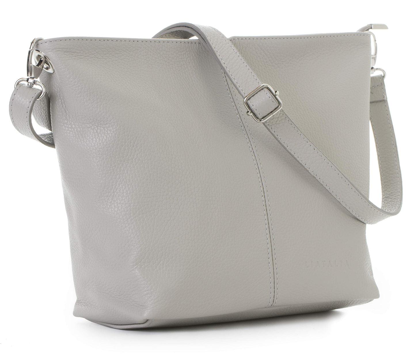 Adal - Genuine Italian Leather Medium Hobo Shoulder Bag Handmade in Florence Tuscany