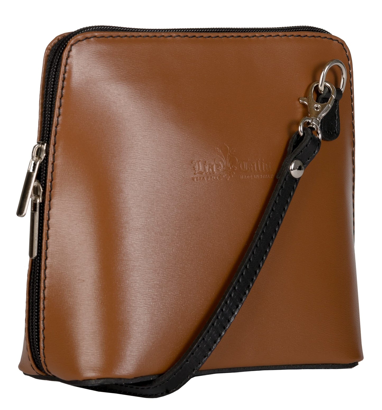 Abby - Genuine Italian Leather Multicoloured Small Crossbody Bag Handmade in Florence Tuscany