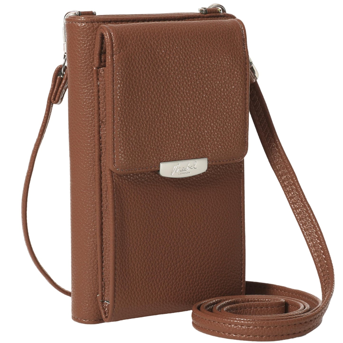 Candice - PU Leather Phone Crossbody Bag with Dedicated Mobile Pocket & Strap