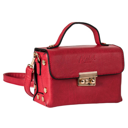 Lila - Vegan Leather Crossbody Phone Bag with Multi Pockets & Adjustable Strap