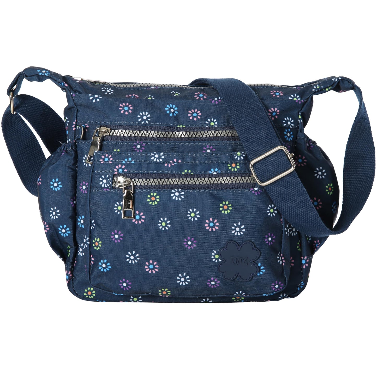 Poppy - Small Vegan Leather Crossbody Shoulder Bag with Tassel Detail & Zip Closure