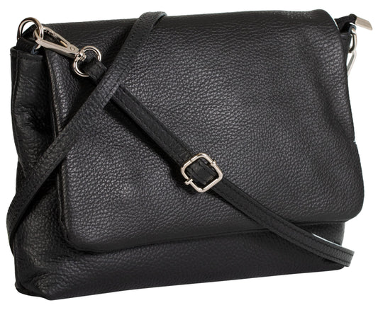 Jules - Genuine Italian Leather Small Crossbody & Shoulder Bag Handmade in Florence Tuscany