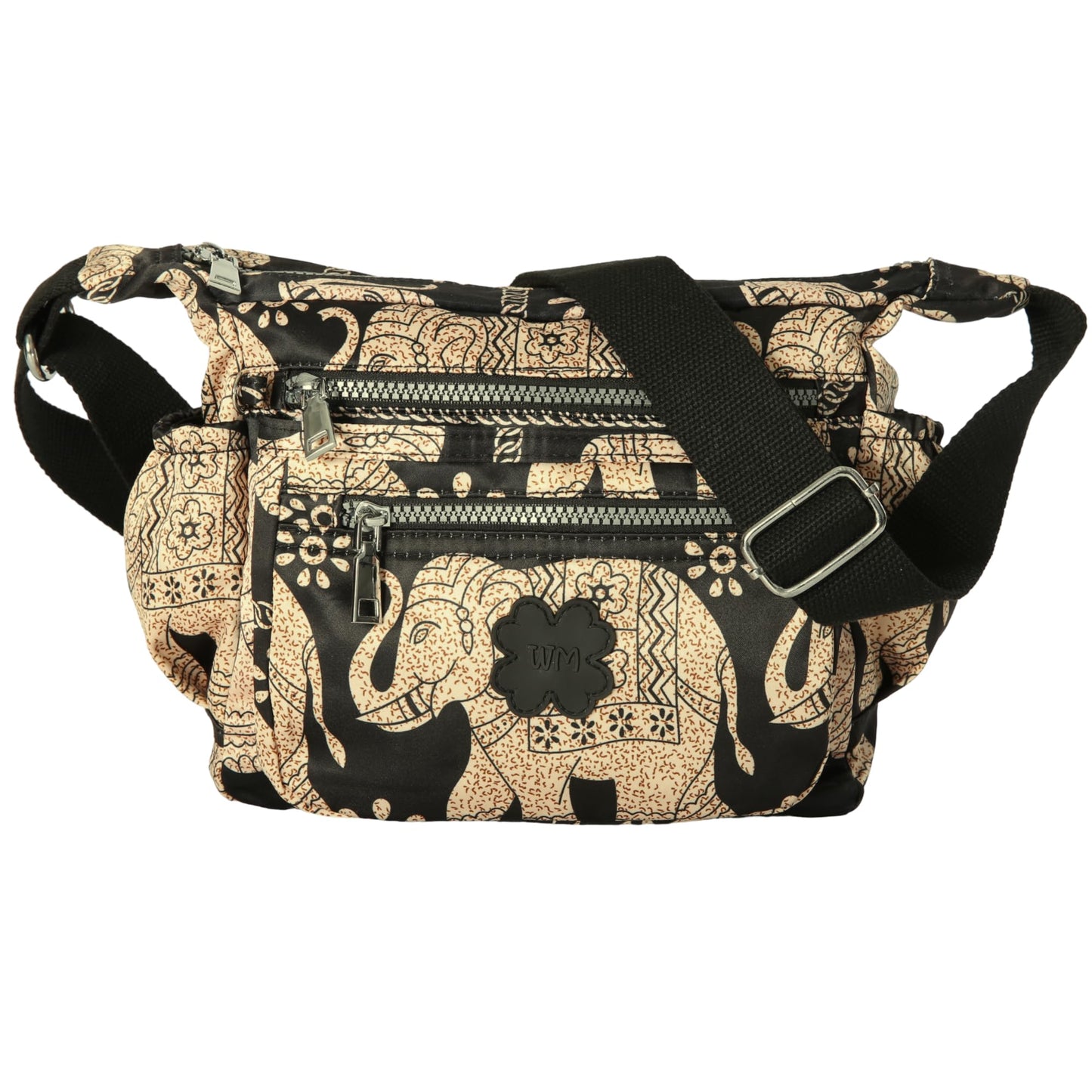 Poppy - Small Vegan Leather Crossbody Shoulder Bag with Tassel Detail & Zip Closure