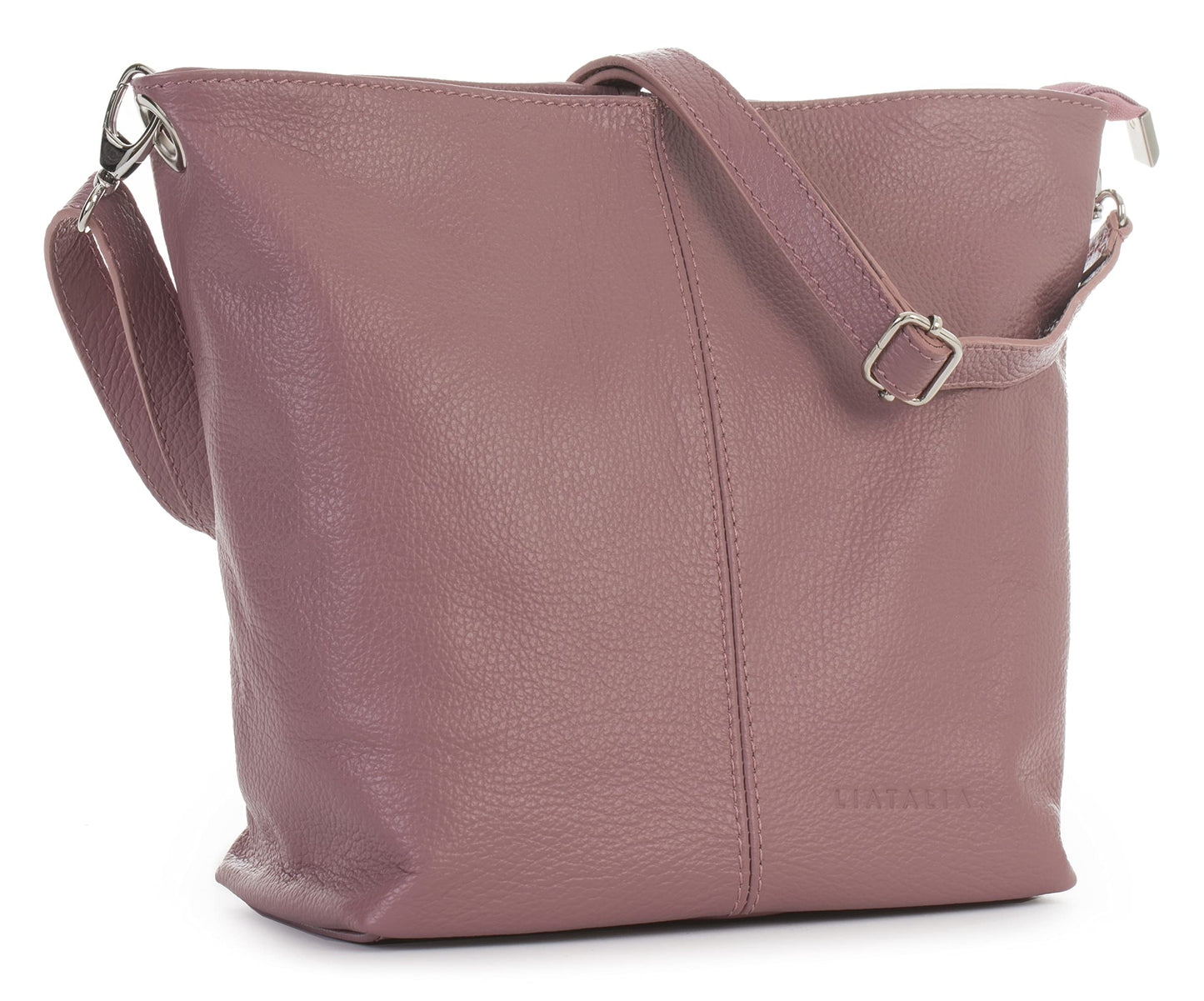 Adal - Genuine Italian Leather Medium Hobo Shoulder Bag Handmade in Florence Tuscany