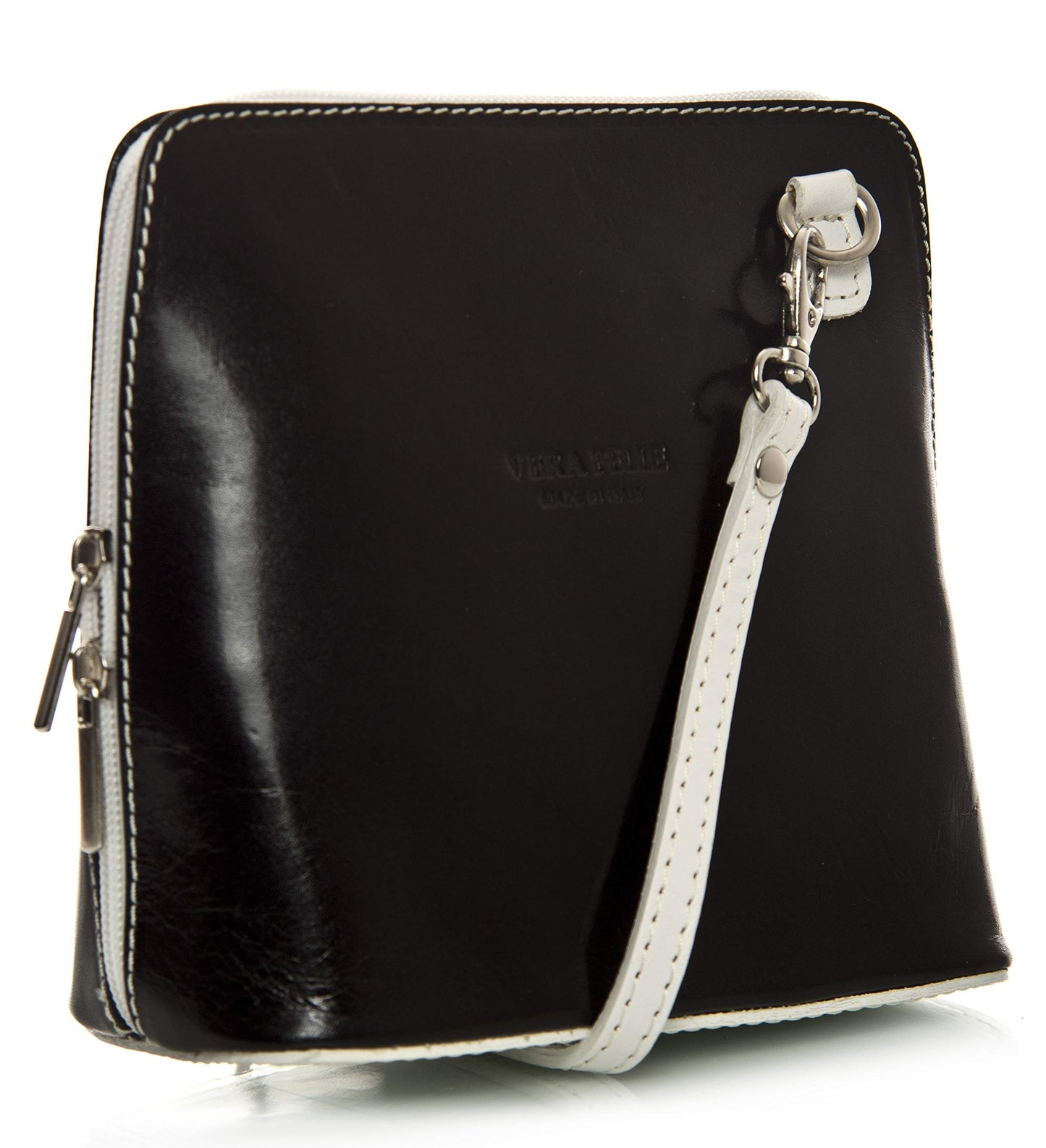 Abby - Genuine Italian Leather Multicoloured Small Crossbody Bag Handmade in Florence Tuscany