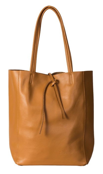 Astrid - Genuine Italian Leather Large Shopper Tote Handmade in Florence Tuscany