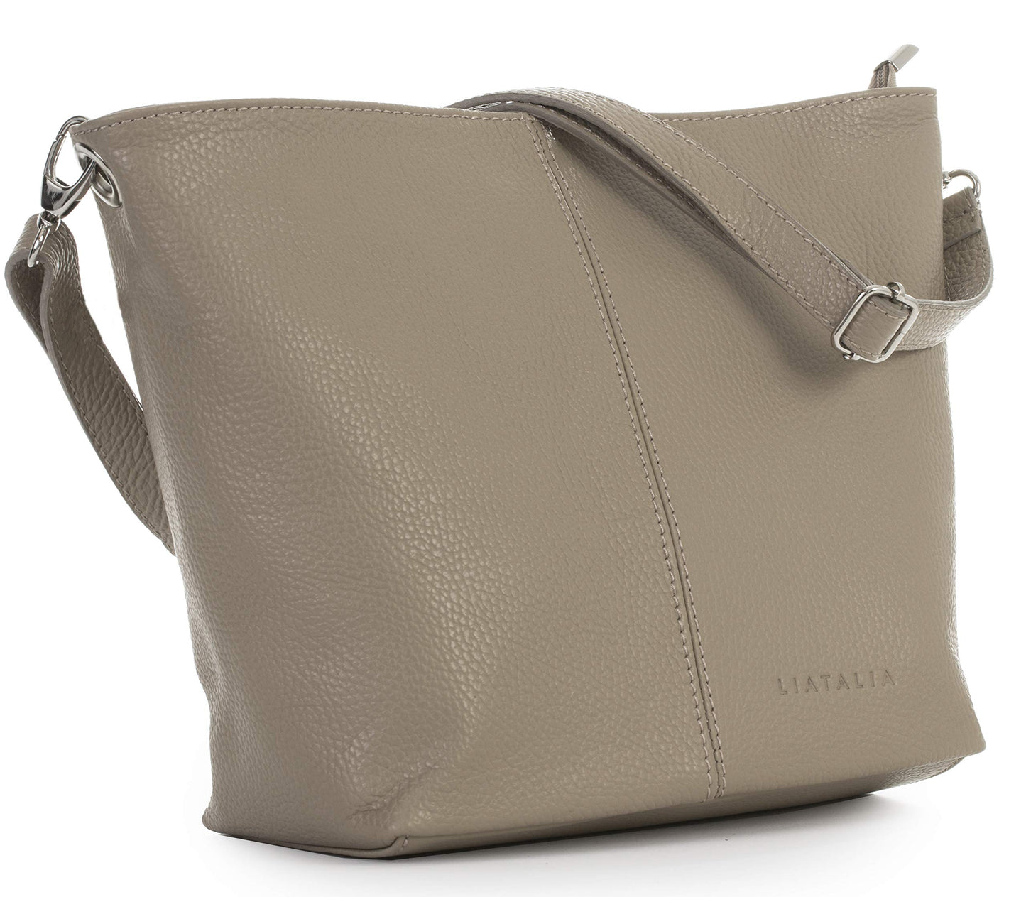 Adal - Genuine Italian Leather Medium Hobo Shoulder Bag Handmade in Florence Tuscany