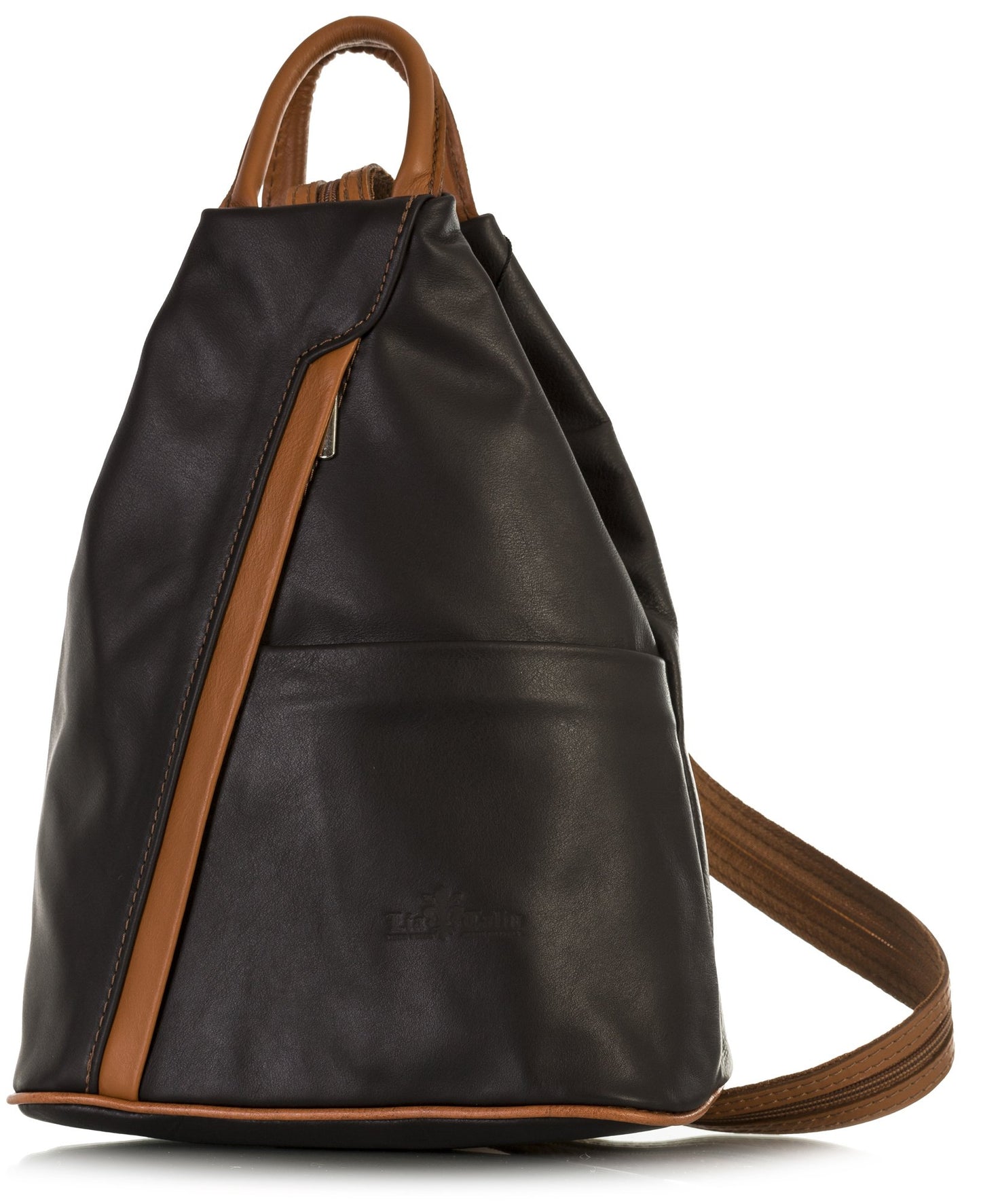 Alex - Genuine Italian Leather Convertible Backpack & Shoulder Tote Handmade in Florence