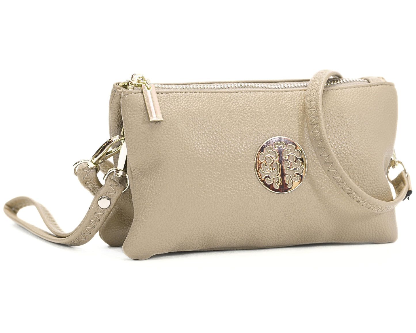 Ivy - Small Vegan Leather Mini Crossbody Phone Bag with Convertible Strap & Lightweight Design