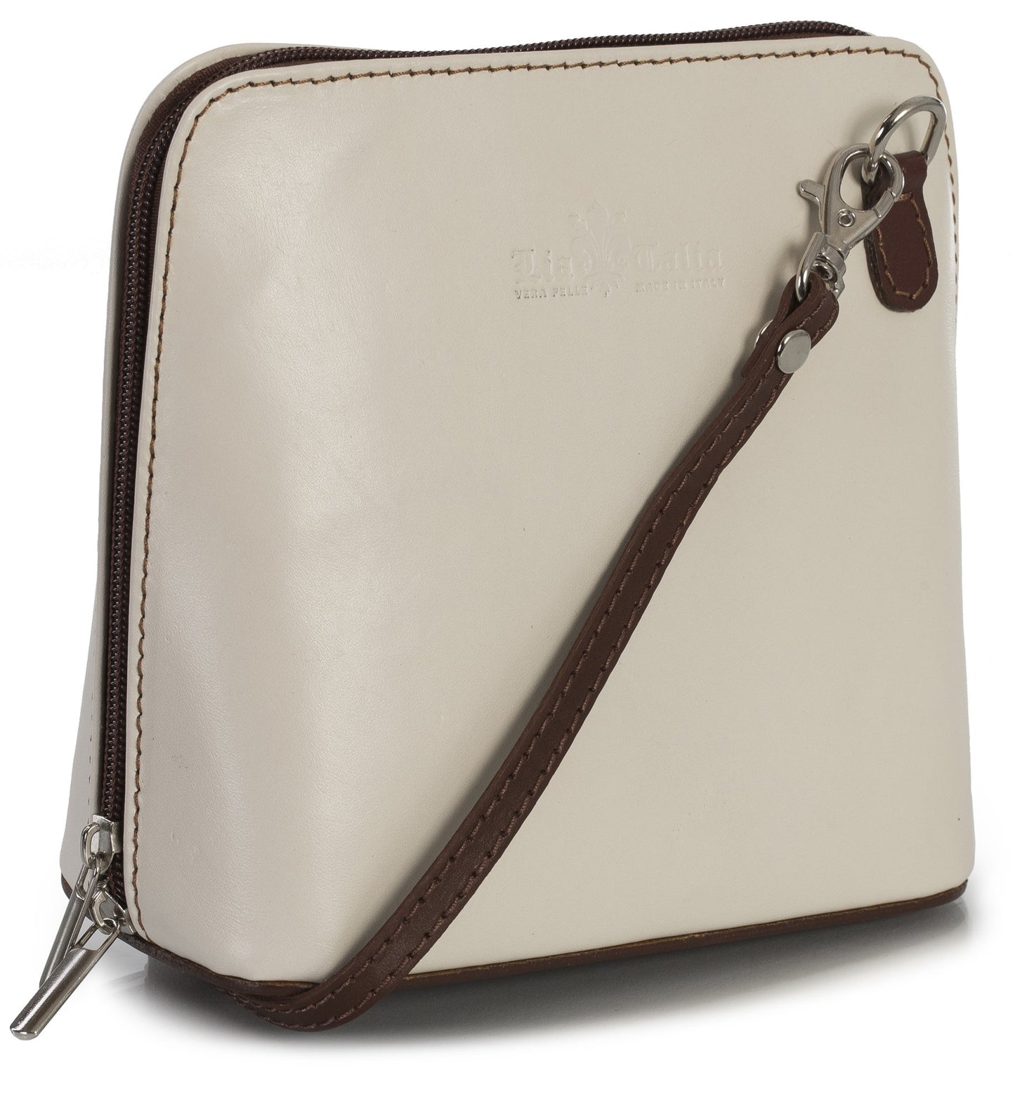 Abby - Genuine Italian Leather Multicoloured Small Crossbody Bag Handmade in Florence Tuscany