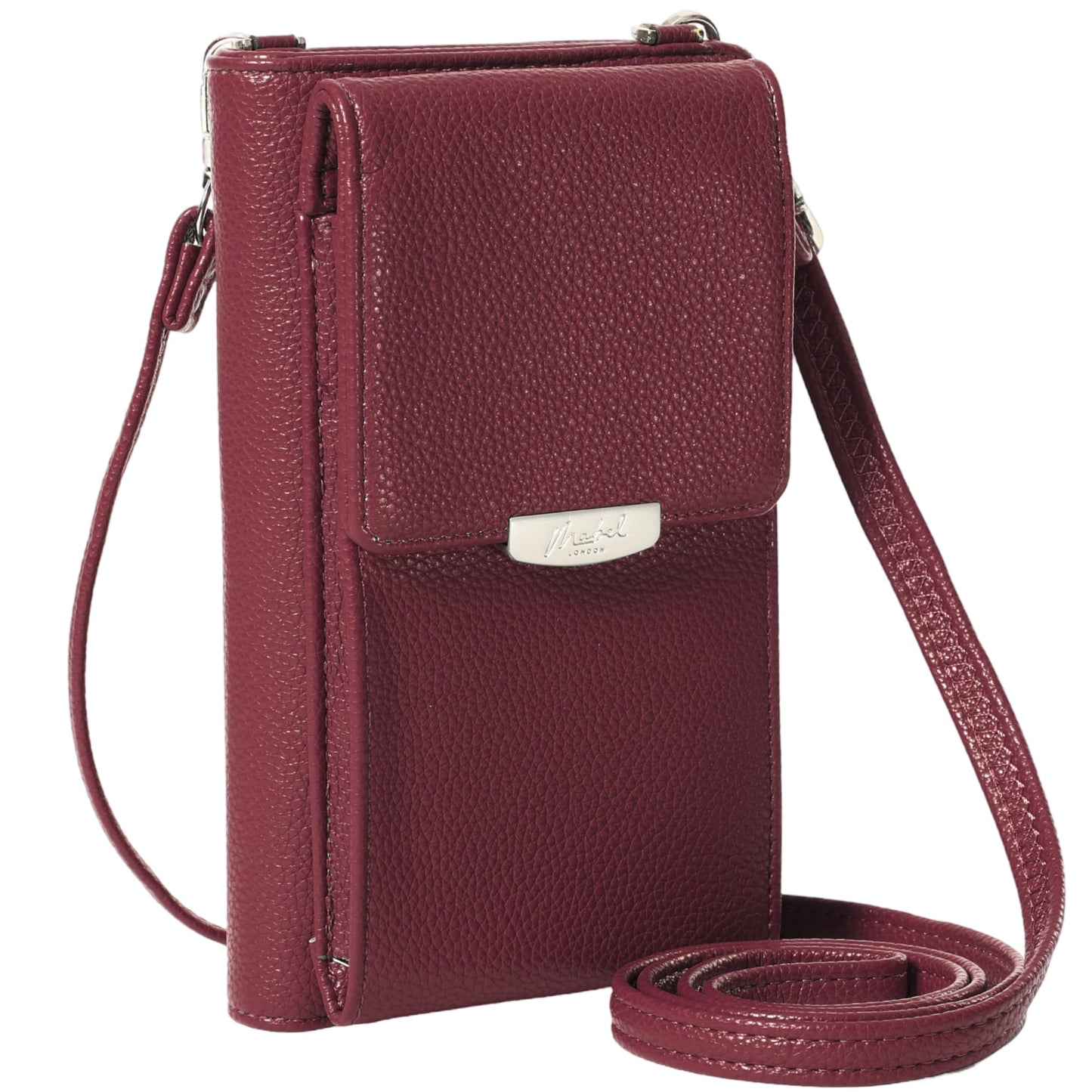 Candice - PU Leather Phone Crossbody Bag with Dedicated Mobile Pocket & Strap