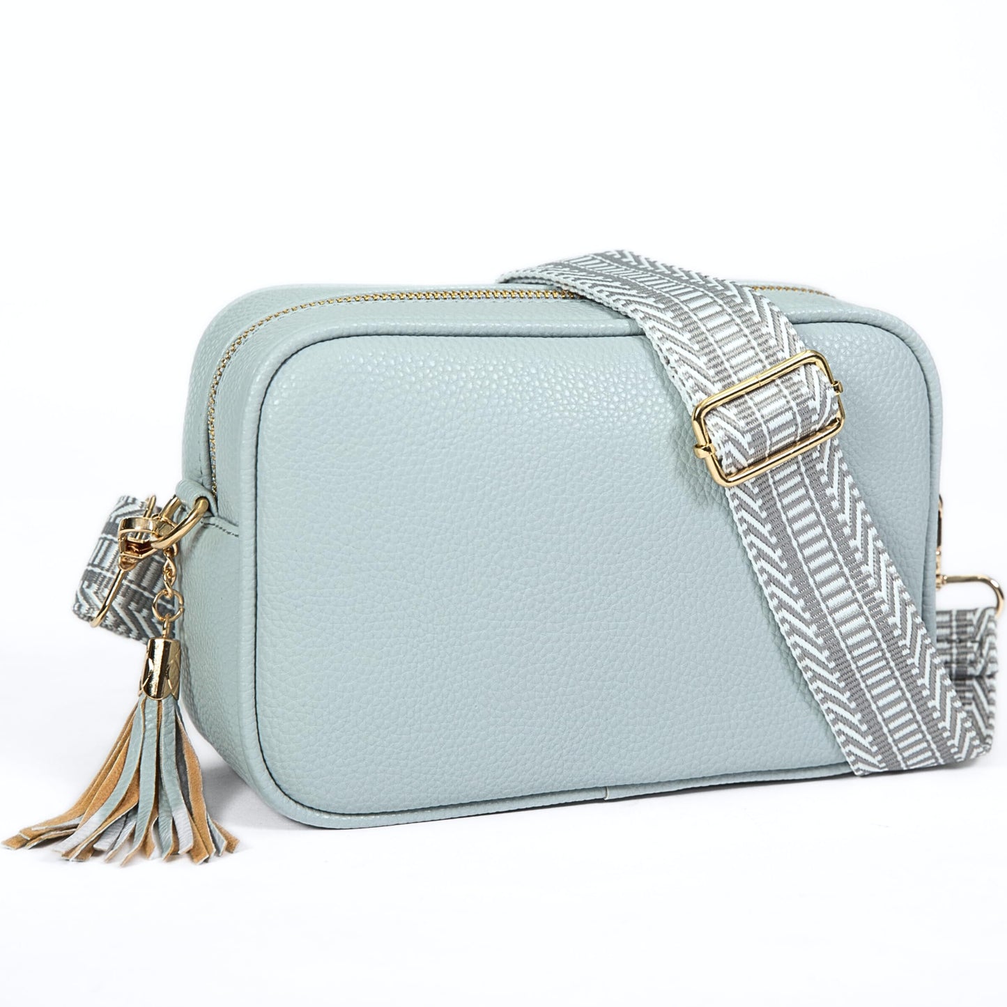 Lo - Small Vegan Leather Crossbody Shoulder Bag with Zip Closure & Compact Design