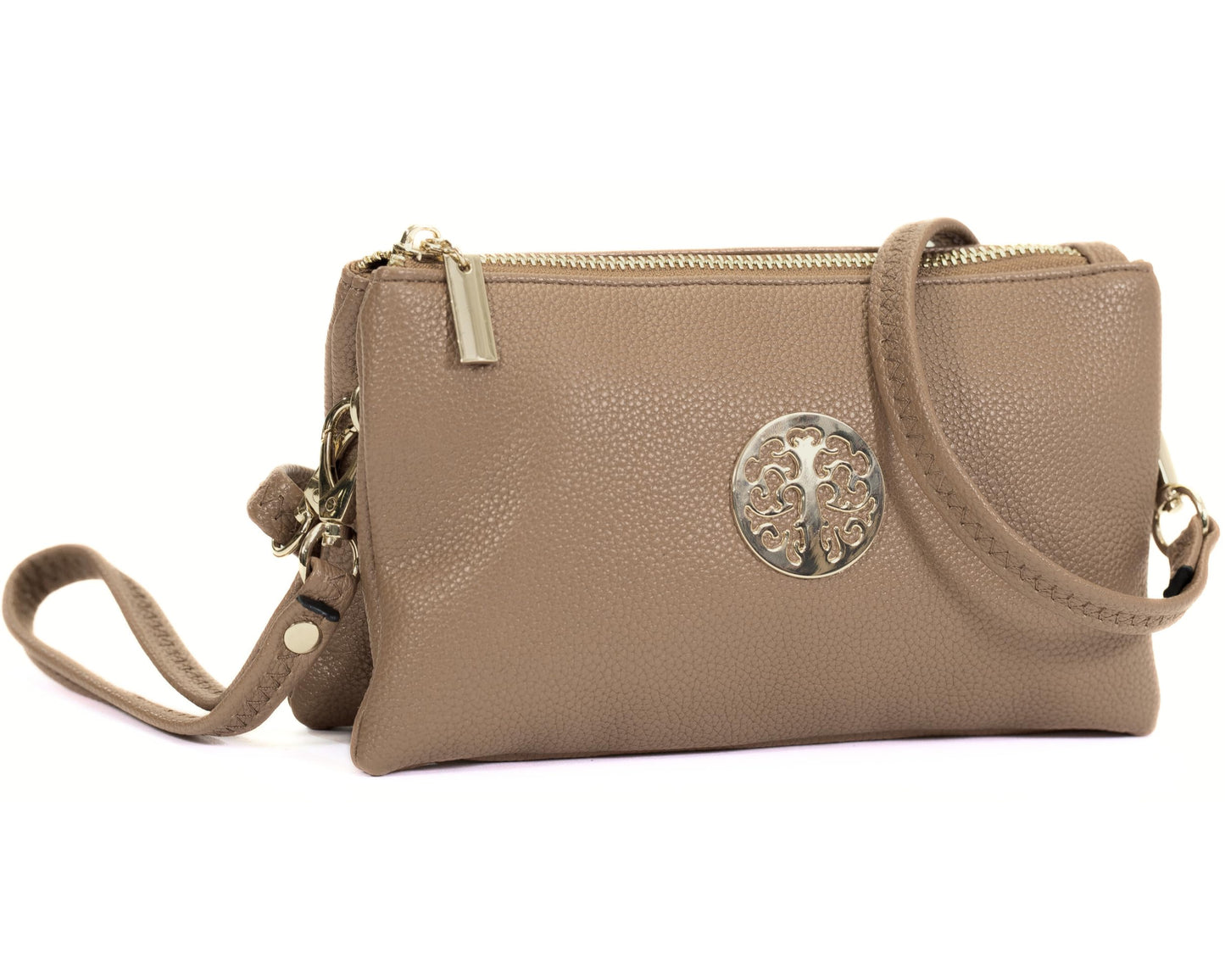 Ivy - Small Vegan Leather Mini Crossbody Phone Bag with Convertible Strap & Lightweight Design