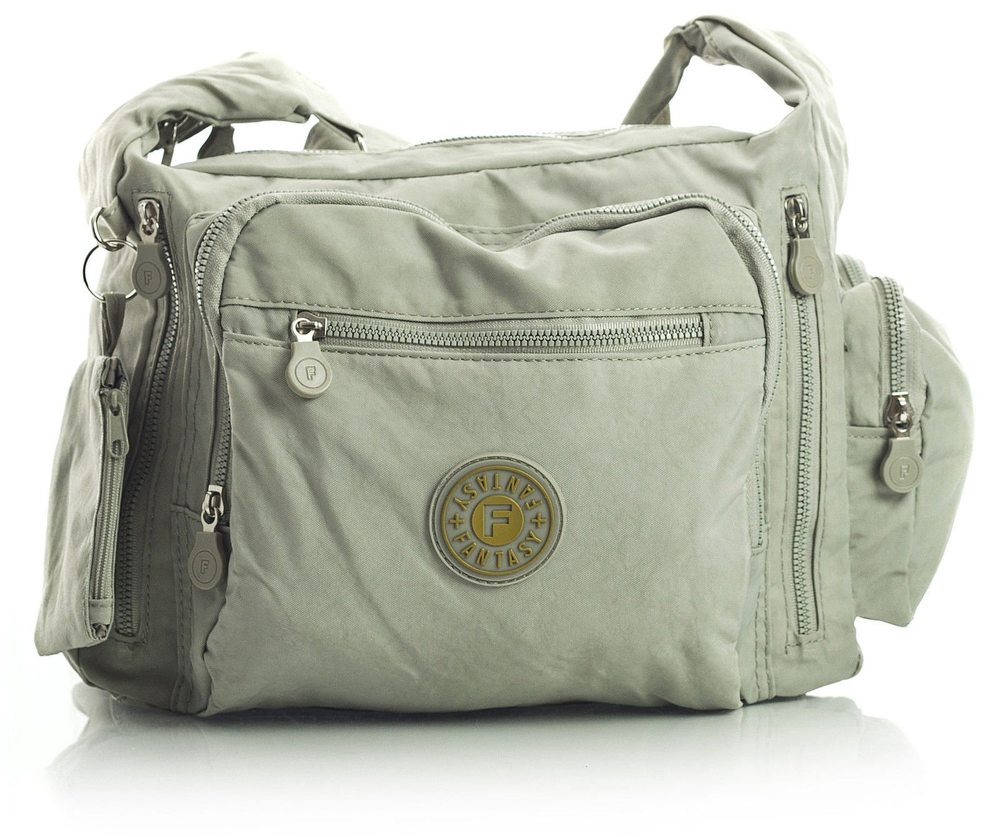 Kiana - Large Vegan Leather Tote Shoulder Bag with Organised Interior & Zip Pockets