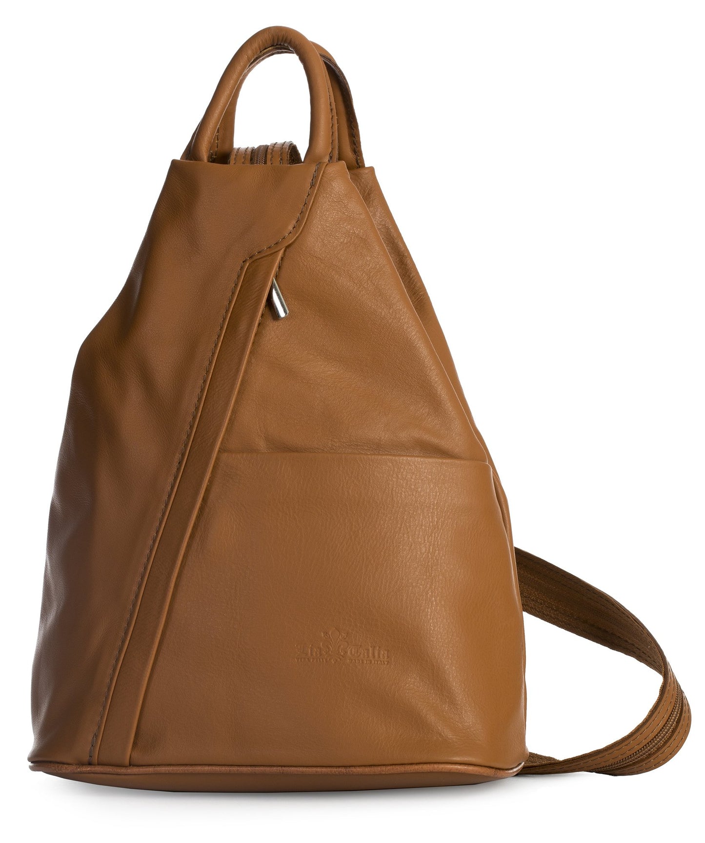 Alex - Genuine Italian Leather Convertible Backpack & Shoulder Tote Handmade in Florence