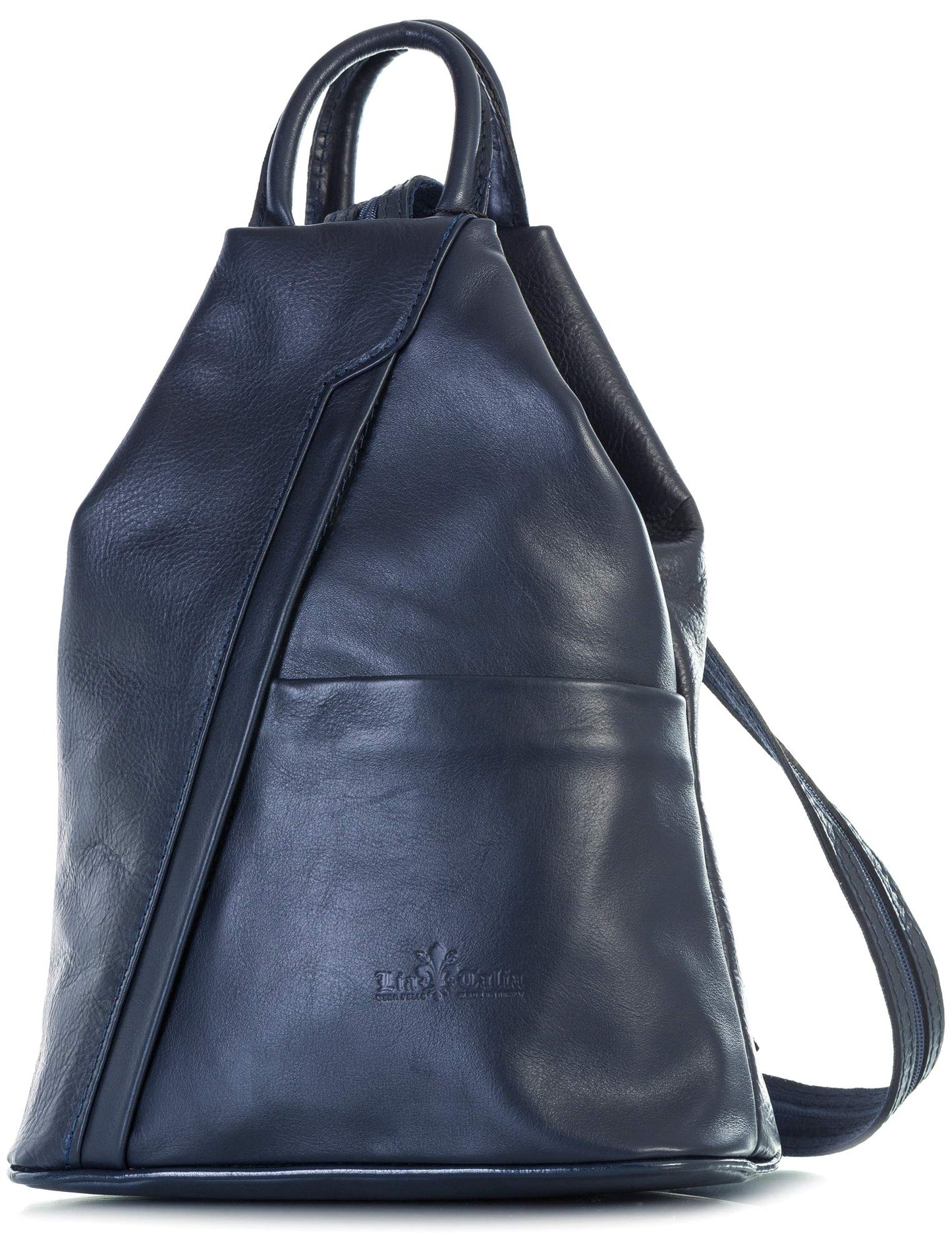 Alex - Genuine Italian Leather Convertible Backpack & Shoulder Tote Handmade in Florence