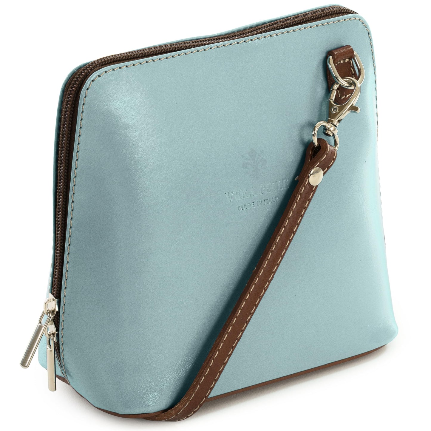 Abby - Genuine Italian Leather Multicoloured Small Crossbody Bag Handmade in Florence Tuscany