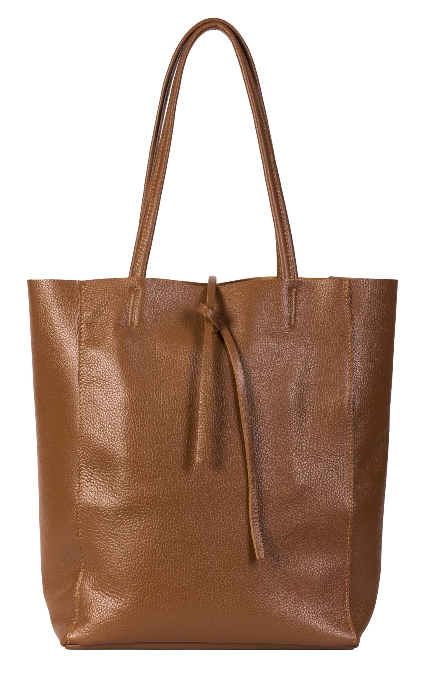 Astrid - Genuine Italian Leather Large Shopper Tote Handmade in Florence Tuscany