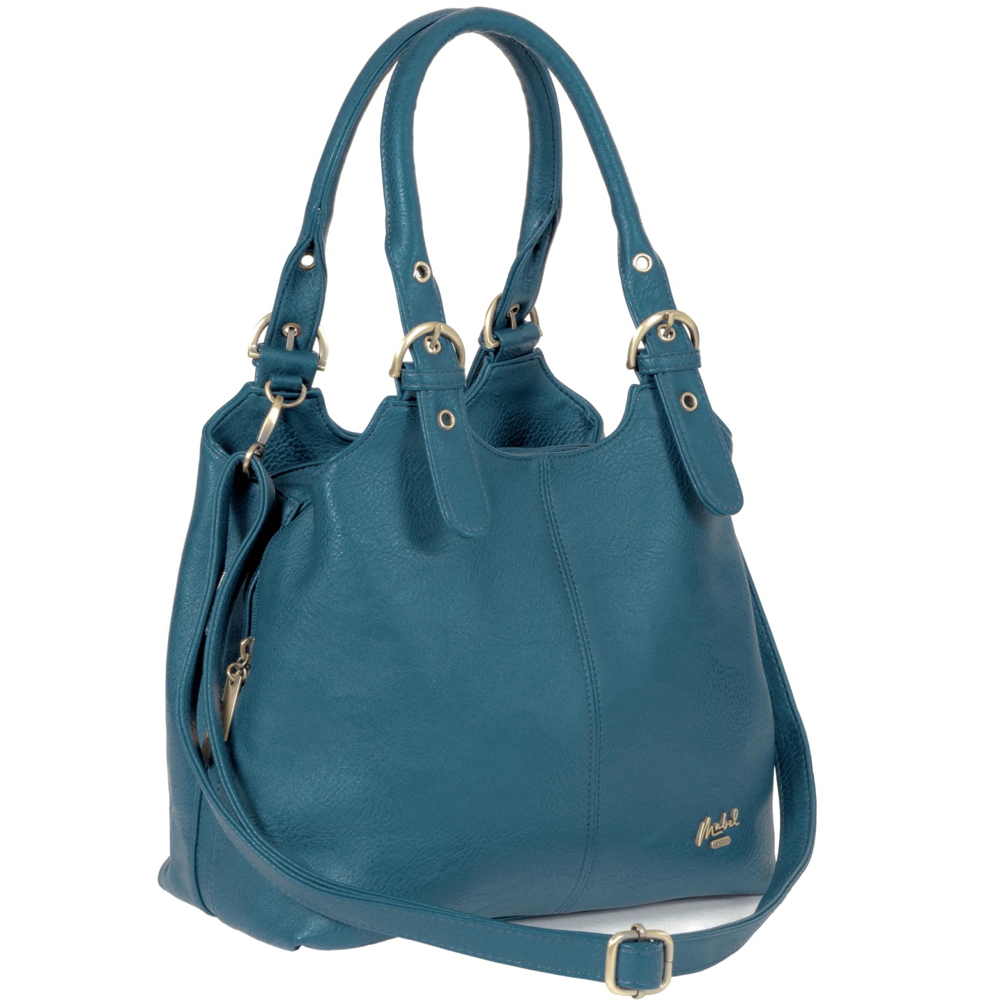 Amelia - Large Vegan Leather Shoulder Tote with Zip Closure & Spacious Organised Interior