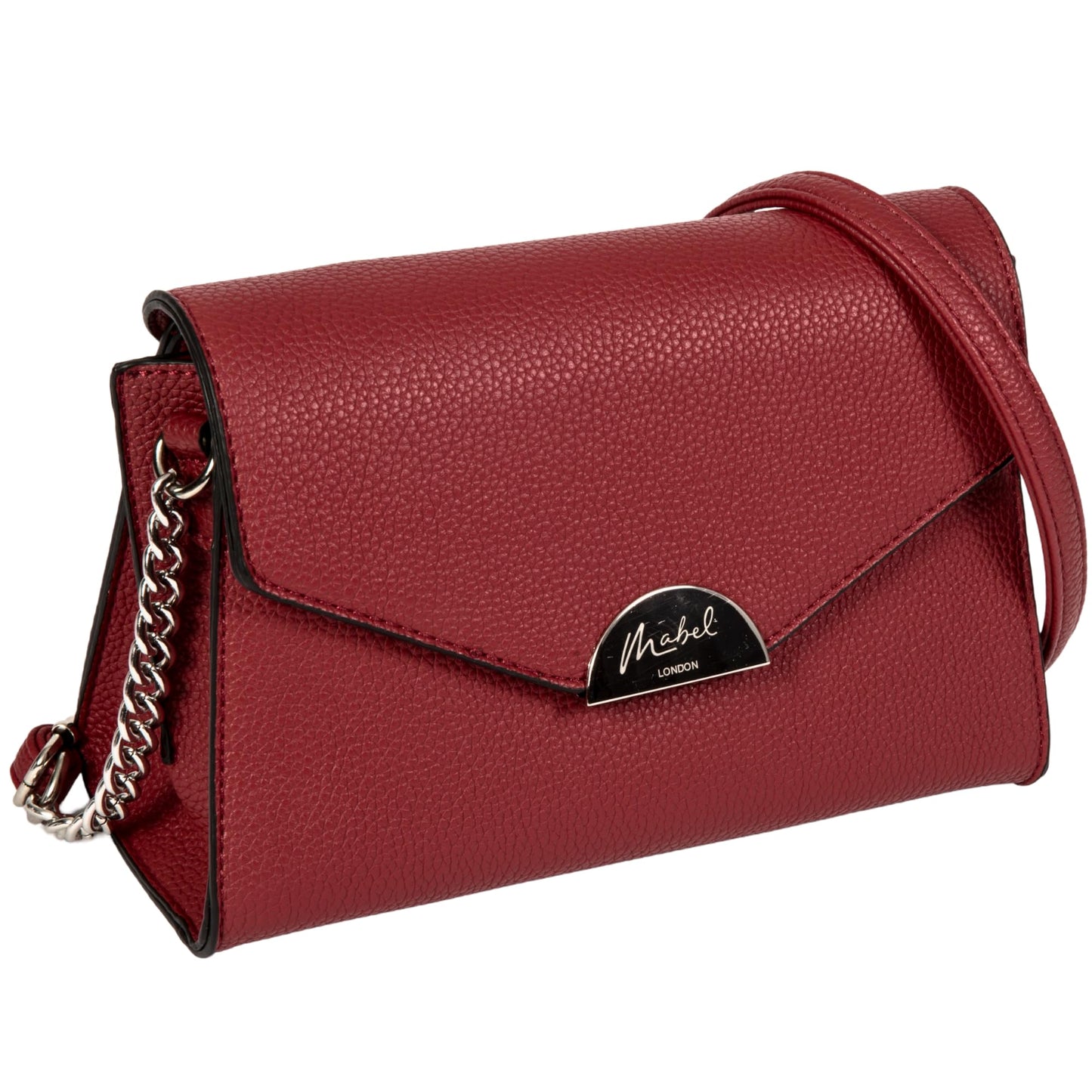 Jessica - Vegan Leather Crossbody Messenger Bag with Tassel Detail & Zip Closure