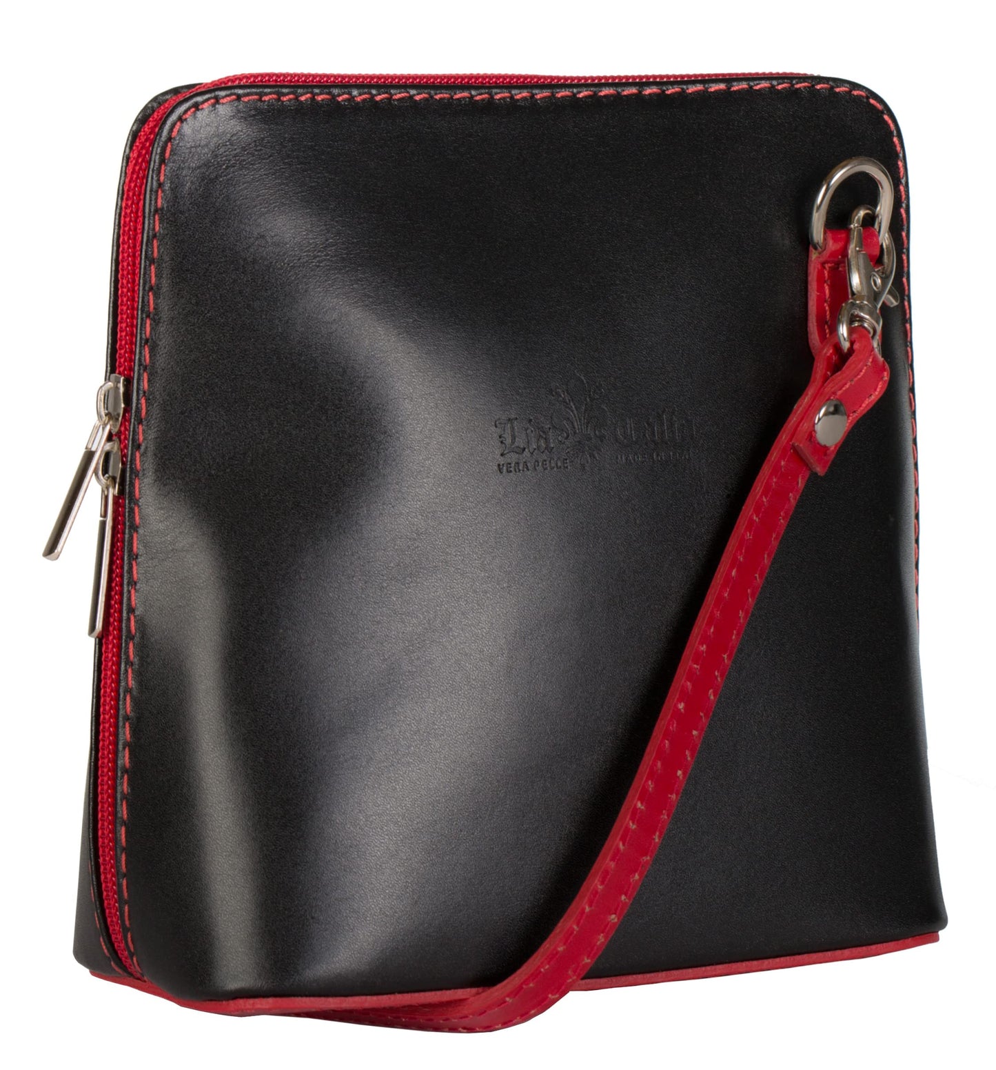 Abby - Genuine Italian Leather Multicoloured Small Crossbody Bag Handmade in Florence Tuscany