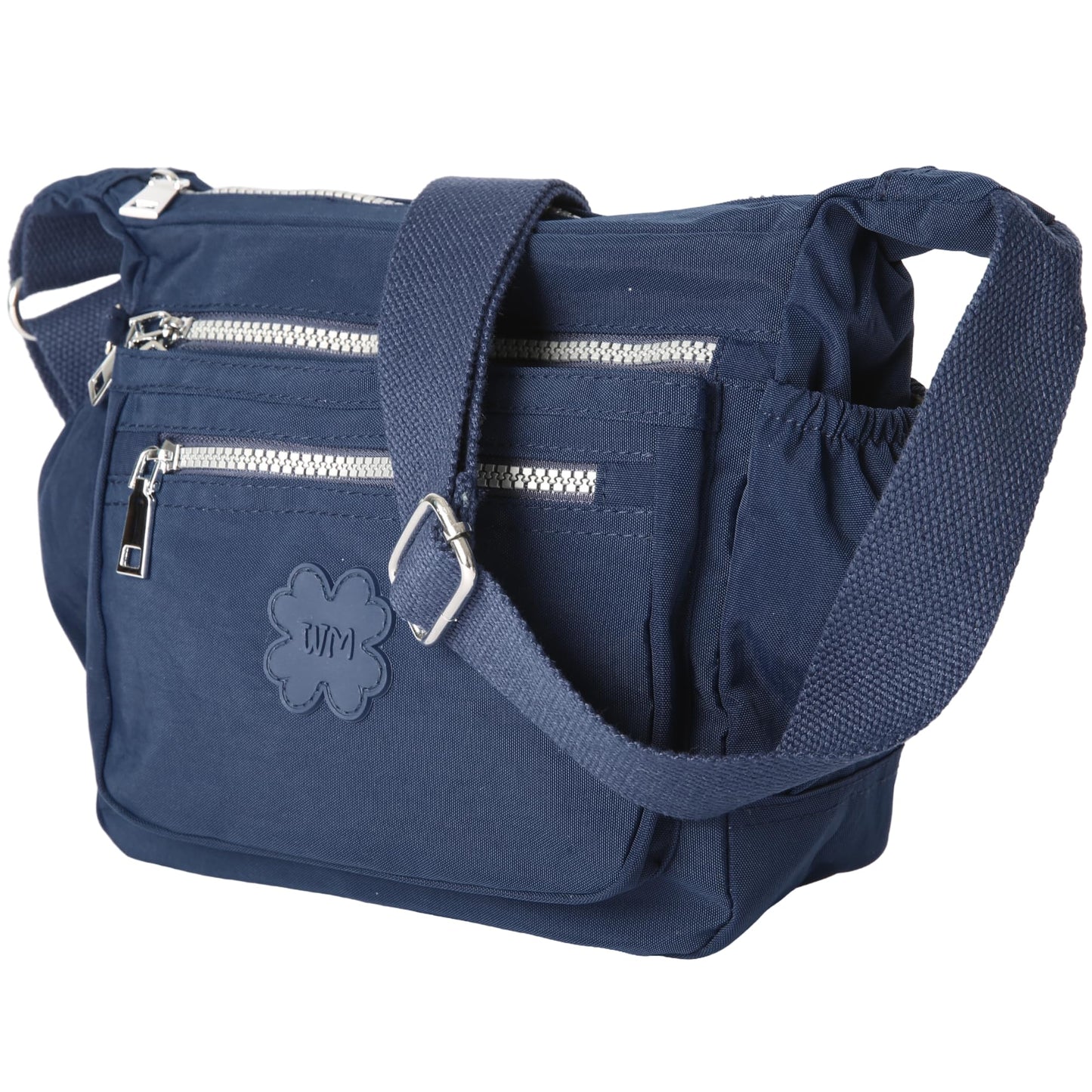 Poppy - Small Vegan Leather Crossbody Shoulder Bag with Tassel Detail & Zip Closure