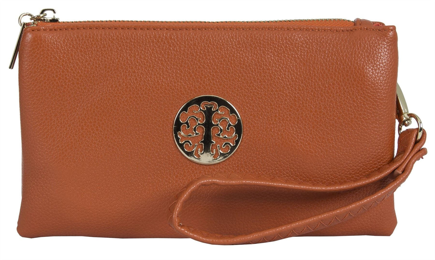 Ivy - Small Vegan Leather Mini Crossbody Phone Bag with Convertible Strap & Lightweight Design