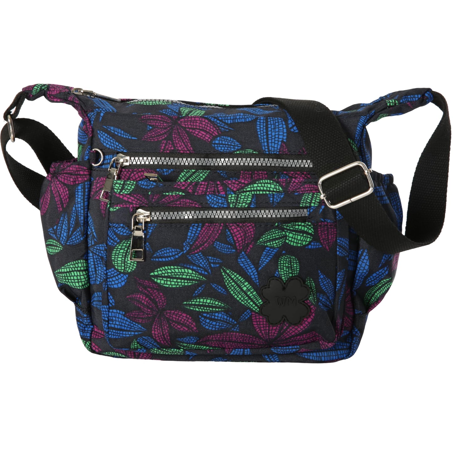 Poppy - Small Vegan Leather Crossbody Shoulder Bag with Tassel Detail & Zip Closure