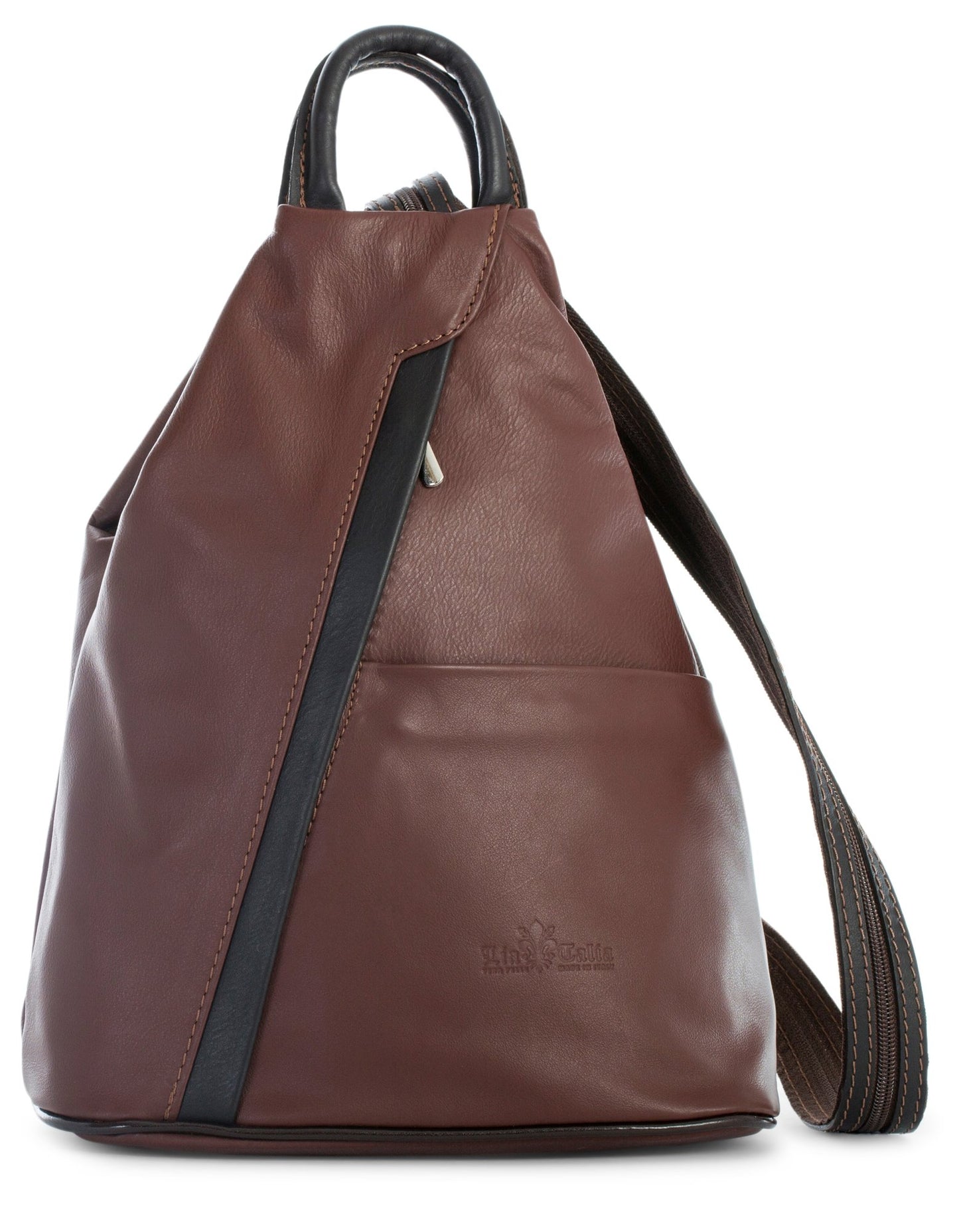 Alex - Genuine Italian Leather Convertible Backpack & Shoulder Tote Handmade in Florence