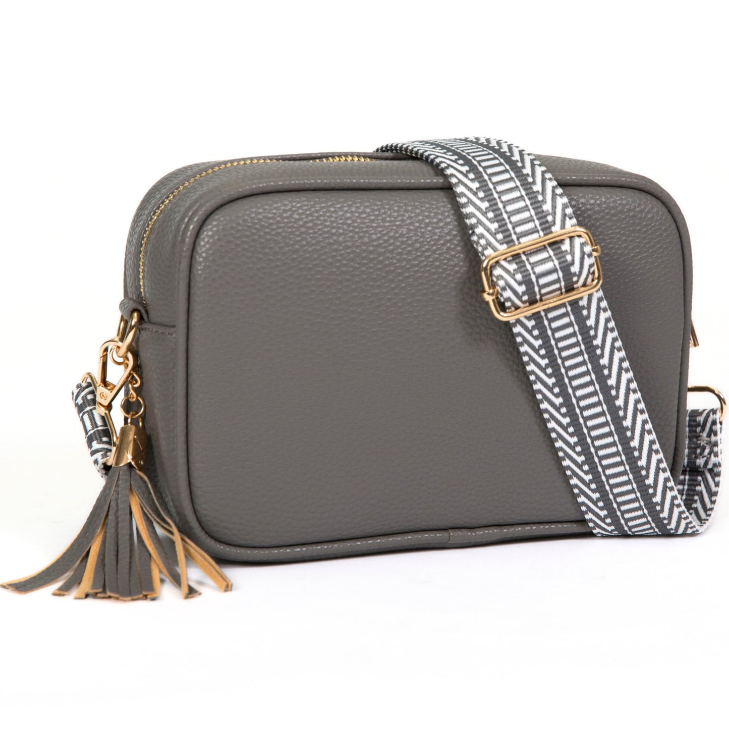 Lo - Small Vegan Leather Crossbody Shoulder Bag with Zip Closure & Compact Design